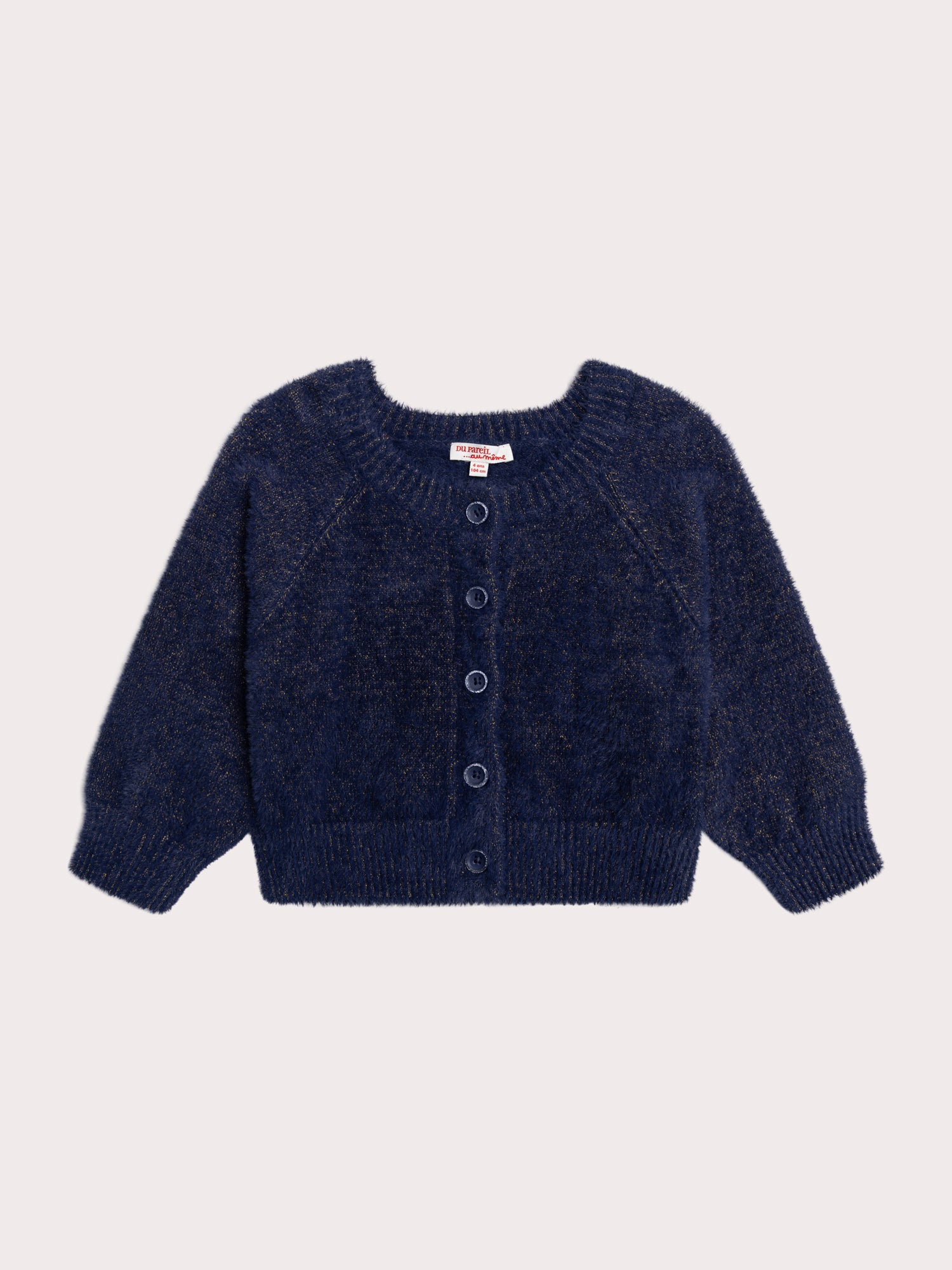 Cardigan Bleu Nuit En Maille Plume - 6 ans - Fille - Du Pareil Au Même