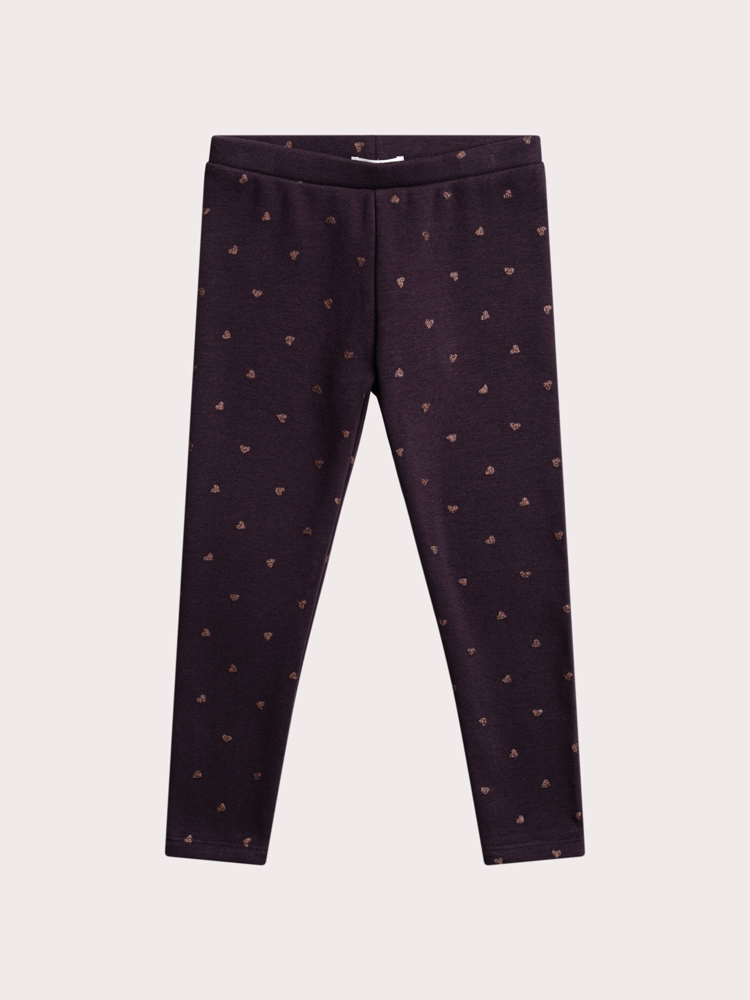 Legging Violet Imprimé Coeur Pailleté - 8 ans - Fille - Du Pareil Au Même