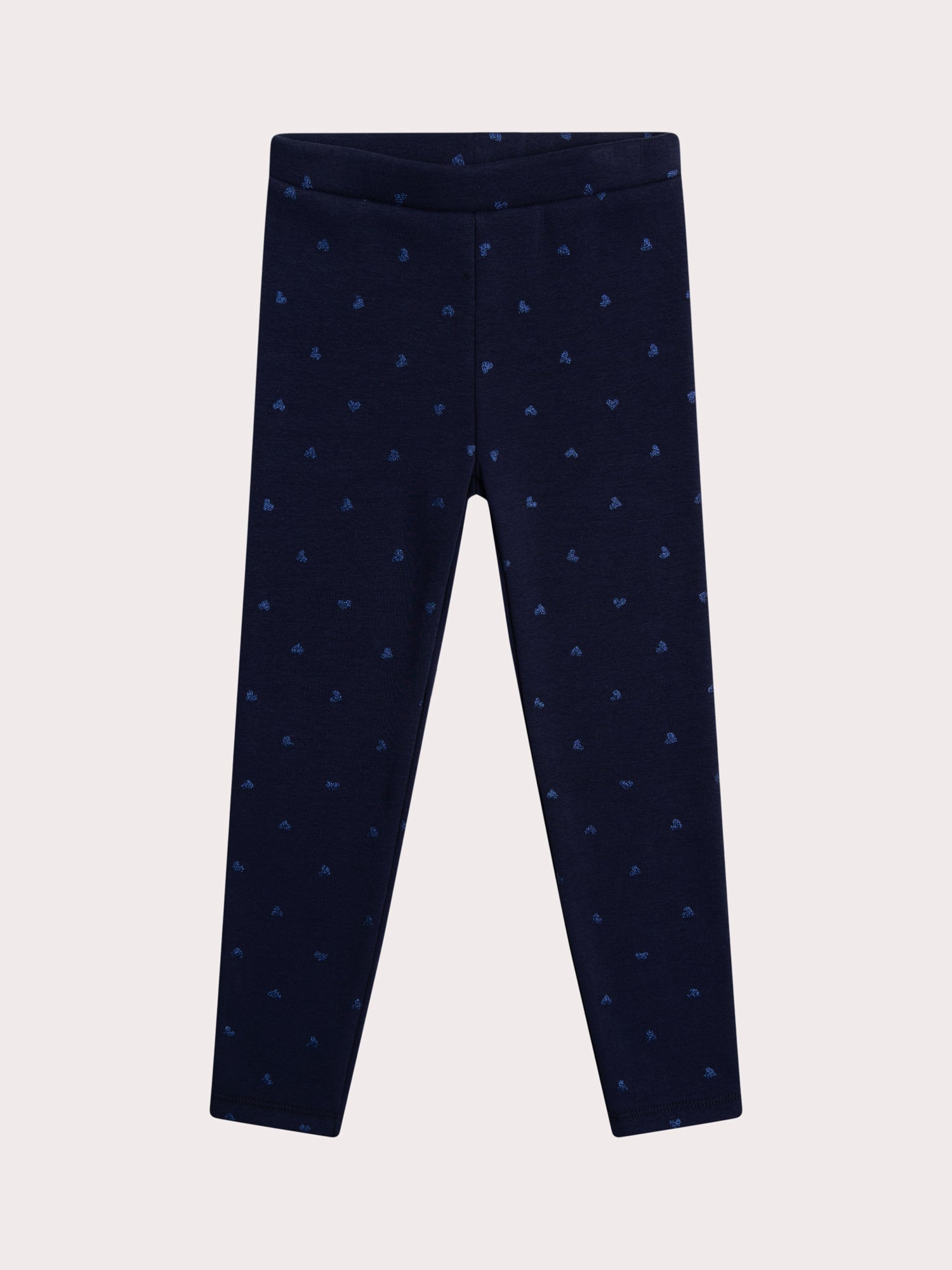 Legging Marine Imprimé Coeur Pailleté - 3 ans - Fille - Du Pareil Au Même