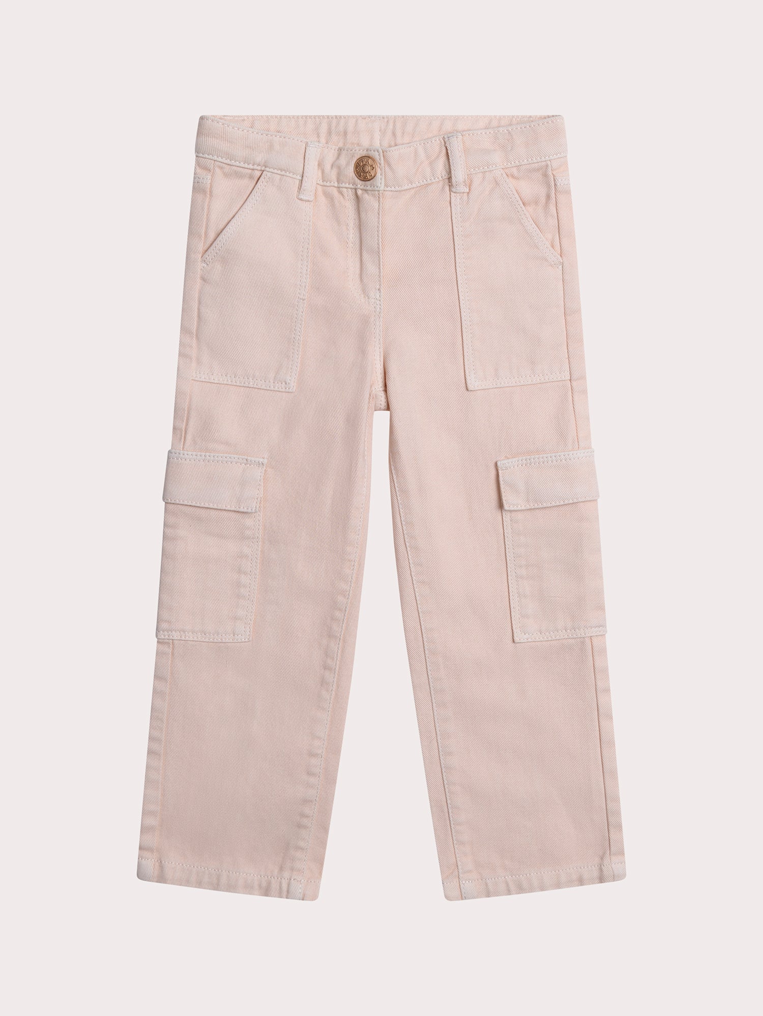 Pantalon Cargo Rose Pale - 12 ans - Fille - Du Pareil Au Même