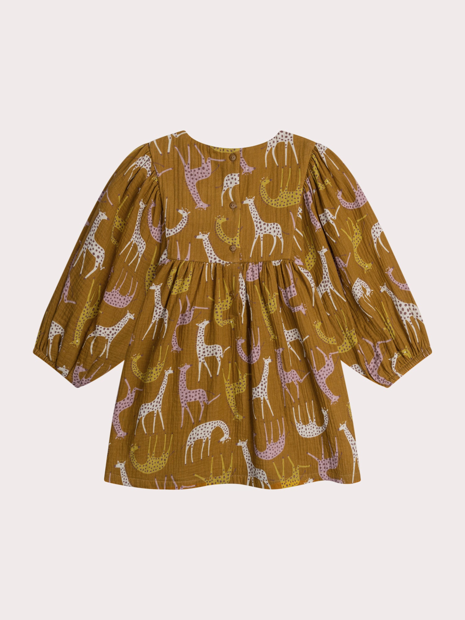 Robe imprimée en gaze de coton