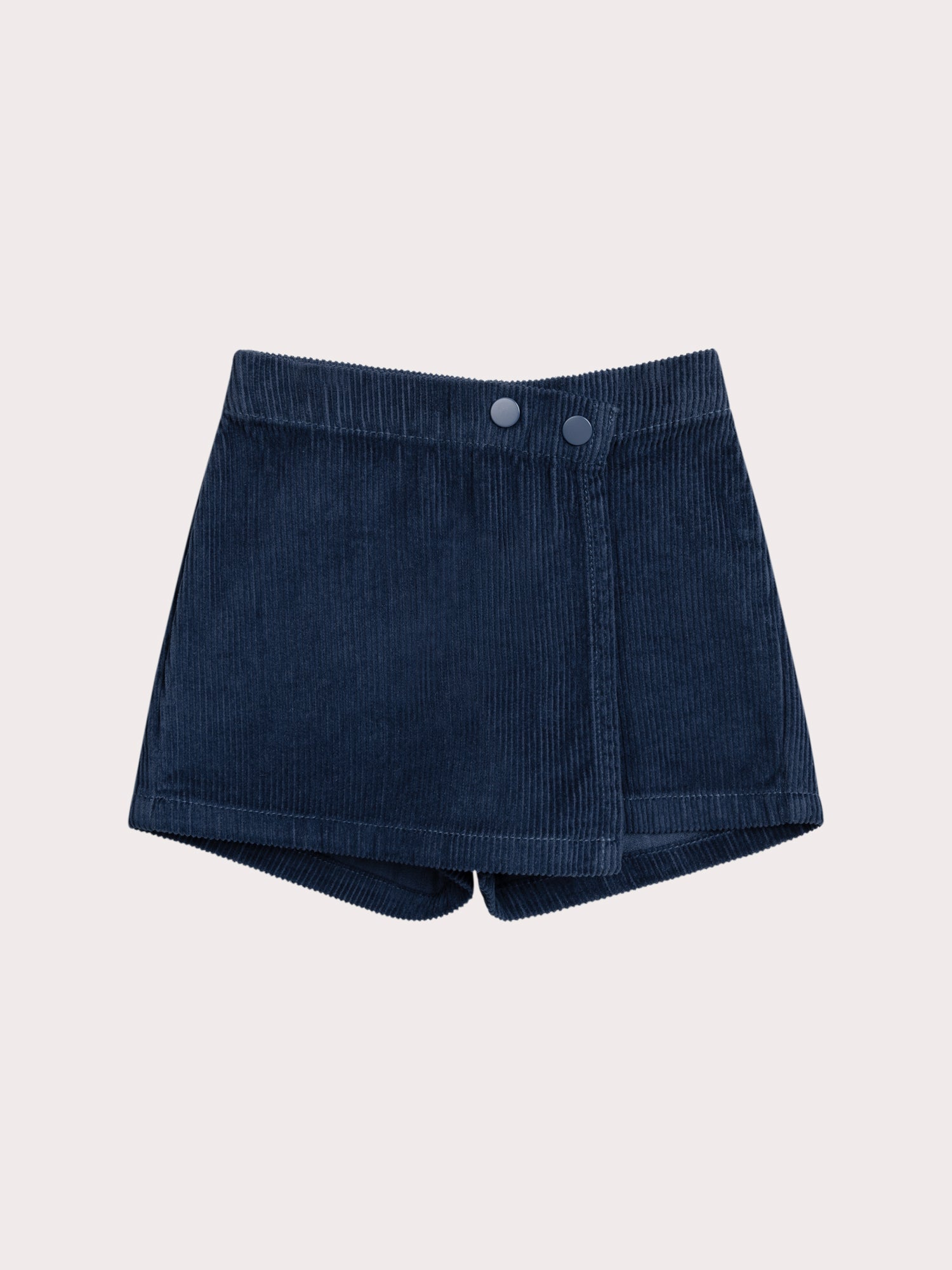 Jupe Short Bleu Foncé En Velours Grosses Côtes - 7A - Fille - Du Pareil Au Même