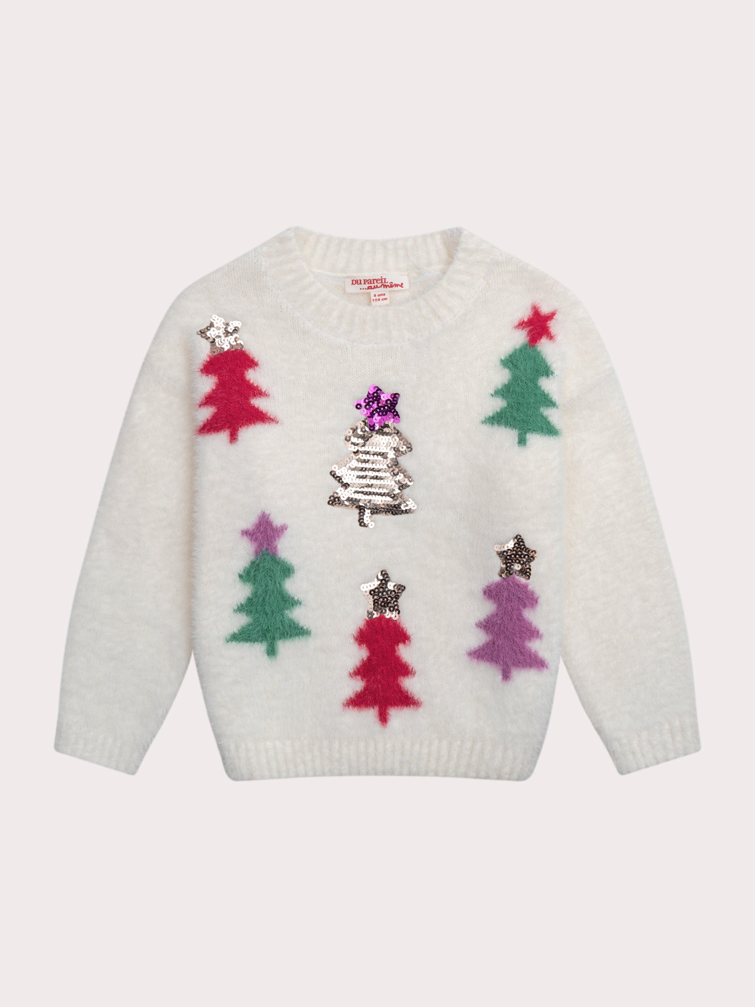 Pull De Noël Animation Sapins - 3 ans - Fille - Du Pareil Au Même