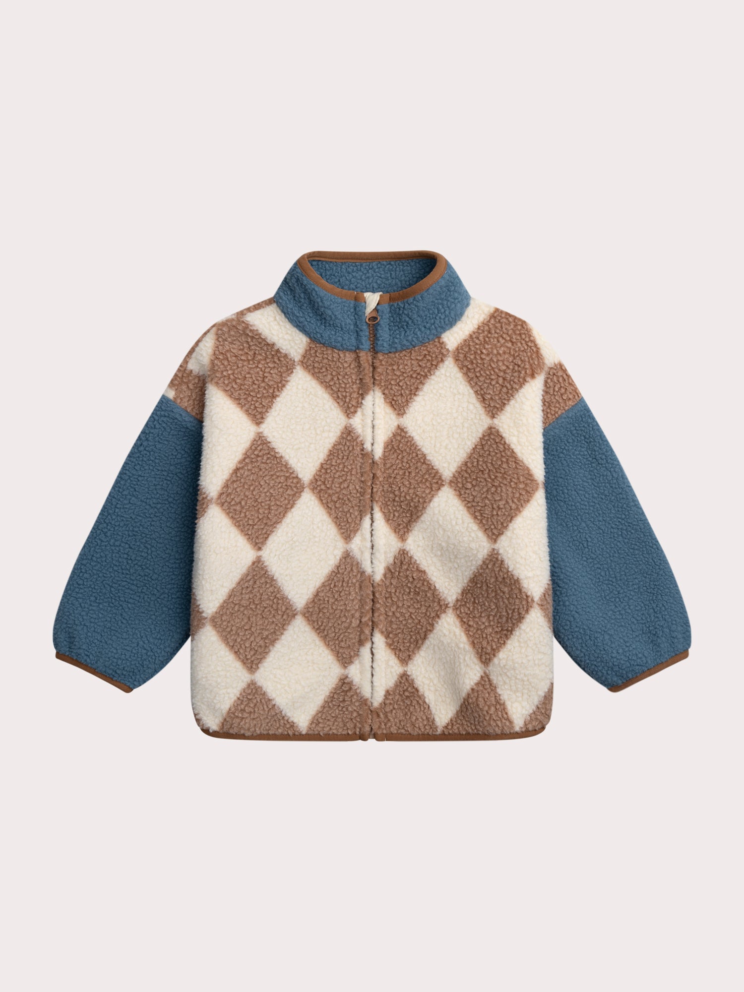Veste Effet Mouton À Carreaux - 8 ans - Garçon - Du Pareil Au Même