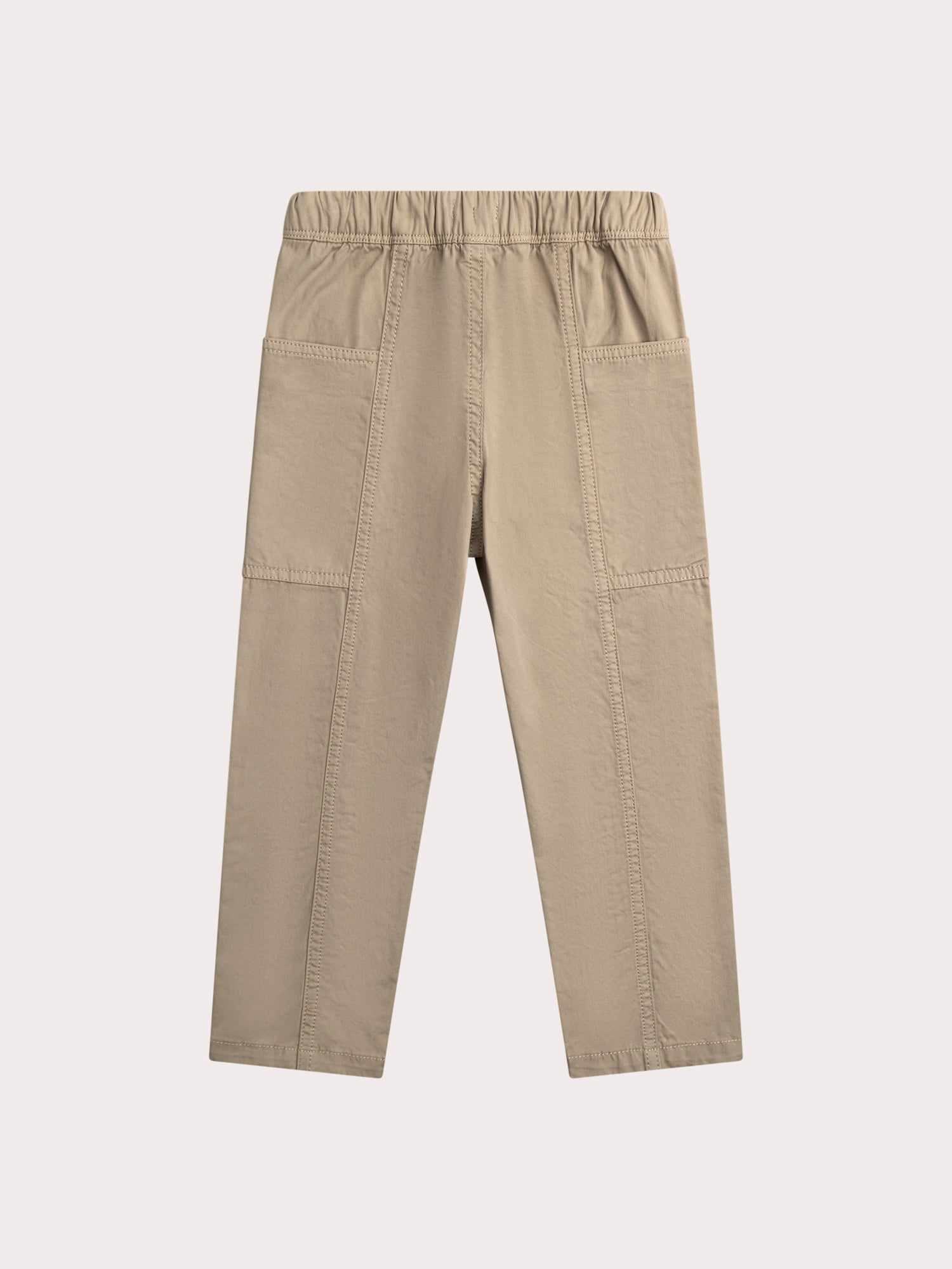 Pantalon beige à poches fantaisie