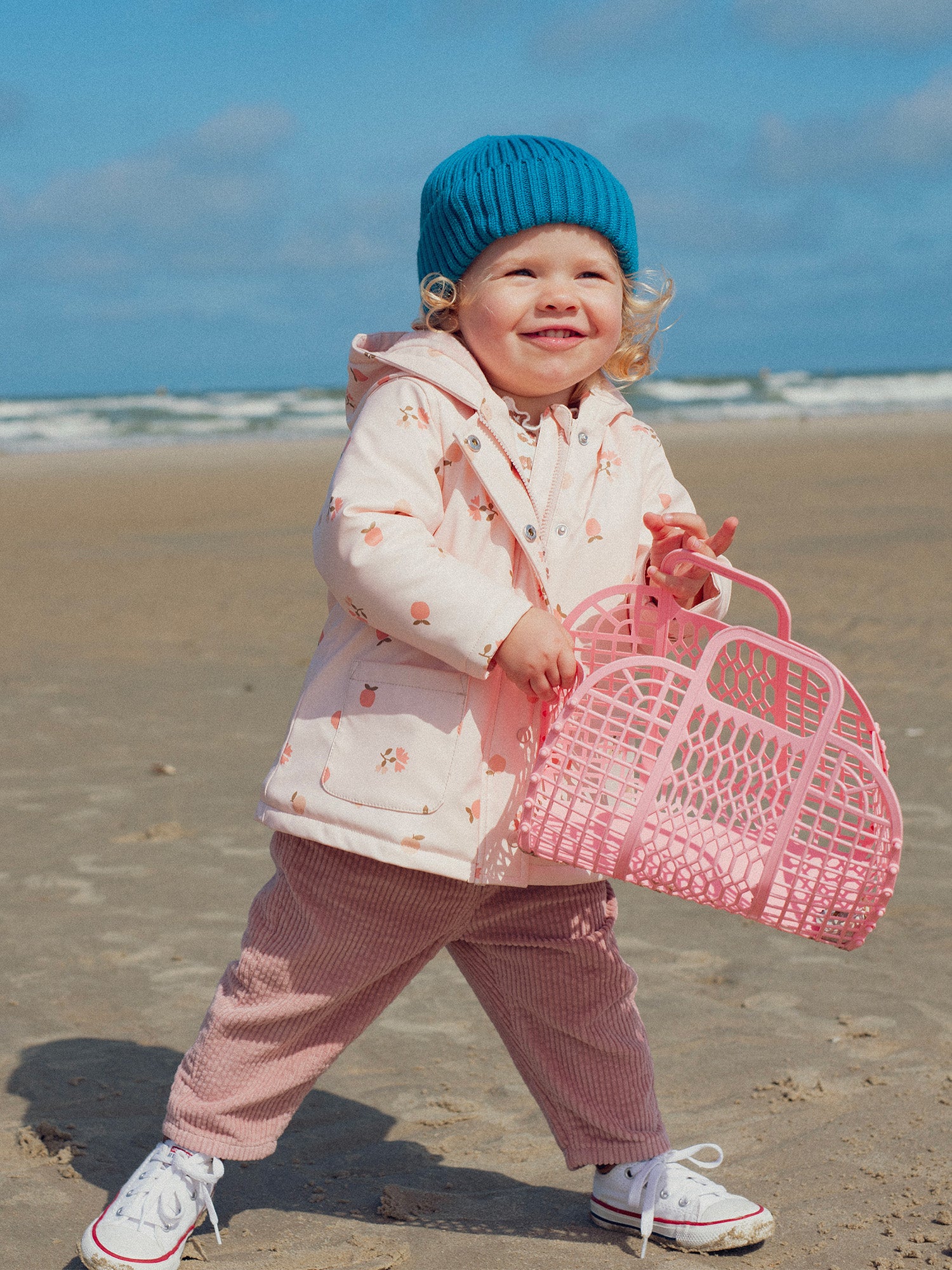 Impermeable pomme pour bébé fille