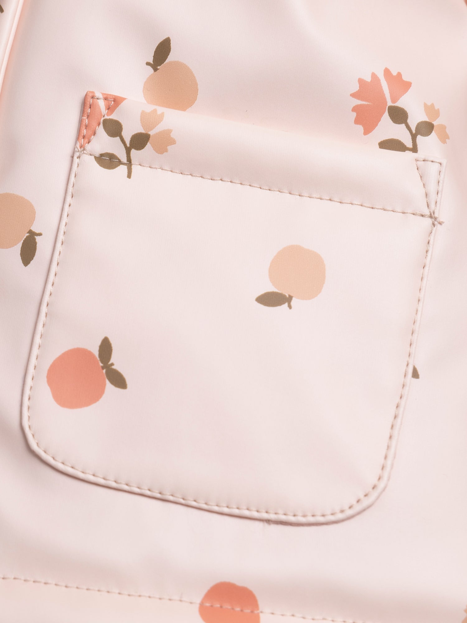 Impermeable pomme pour bébé fille