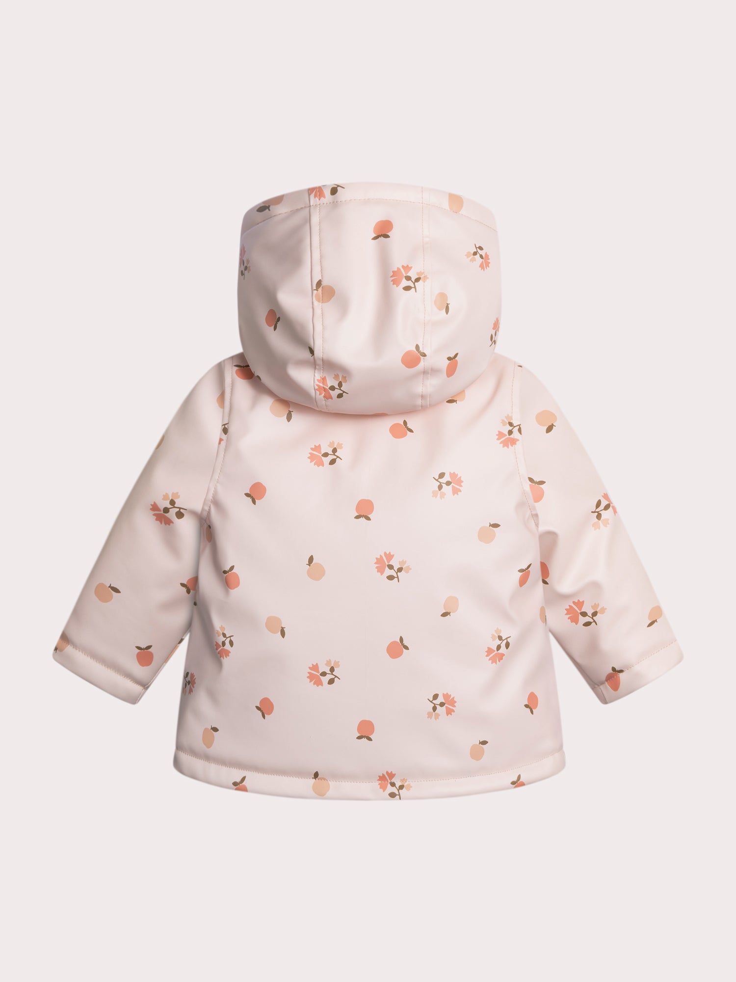 Impermeable pomme pour bébé fille