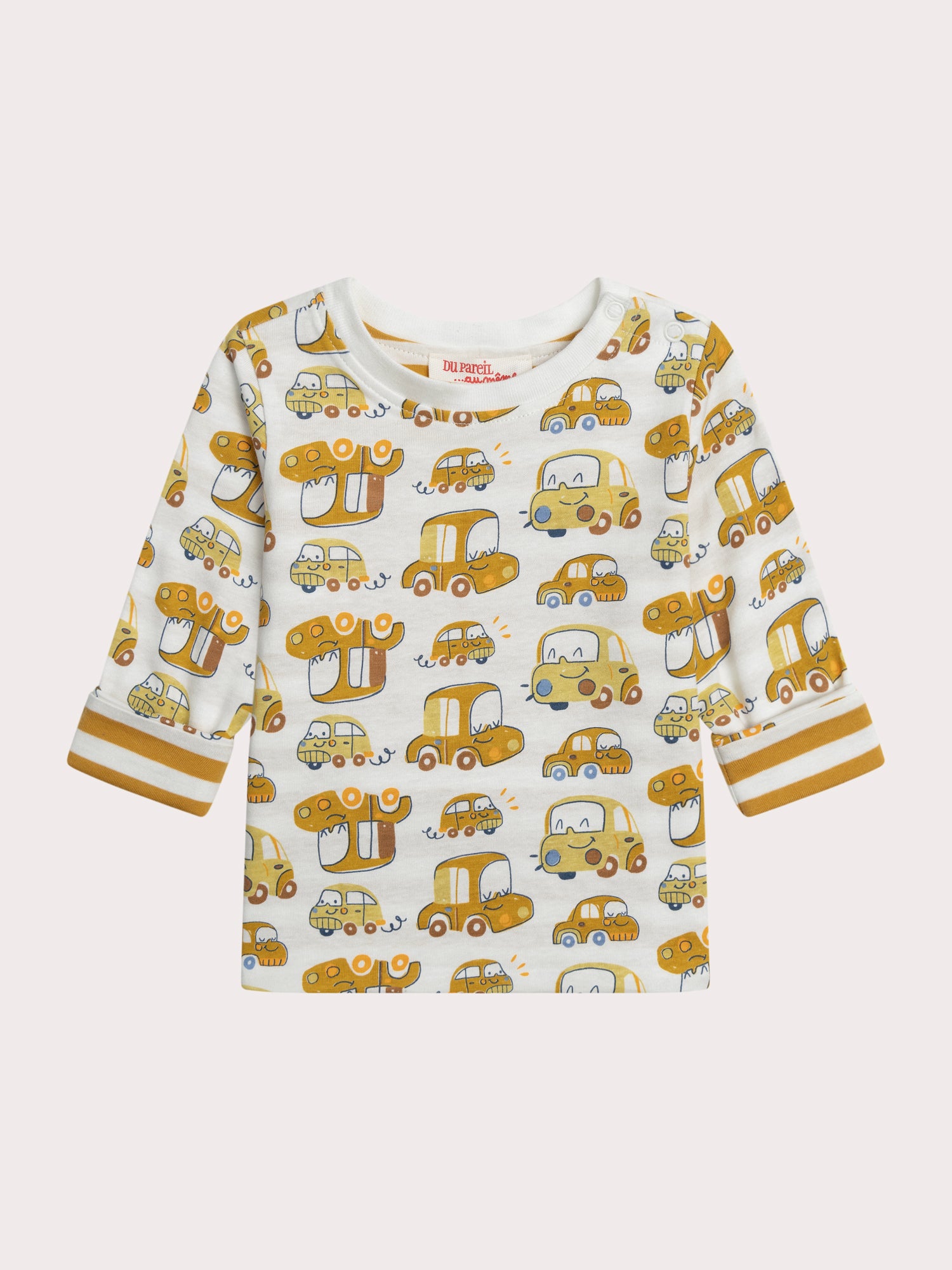T-shirt voiture réversible pour bébé garçons