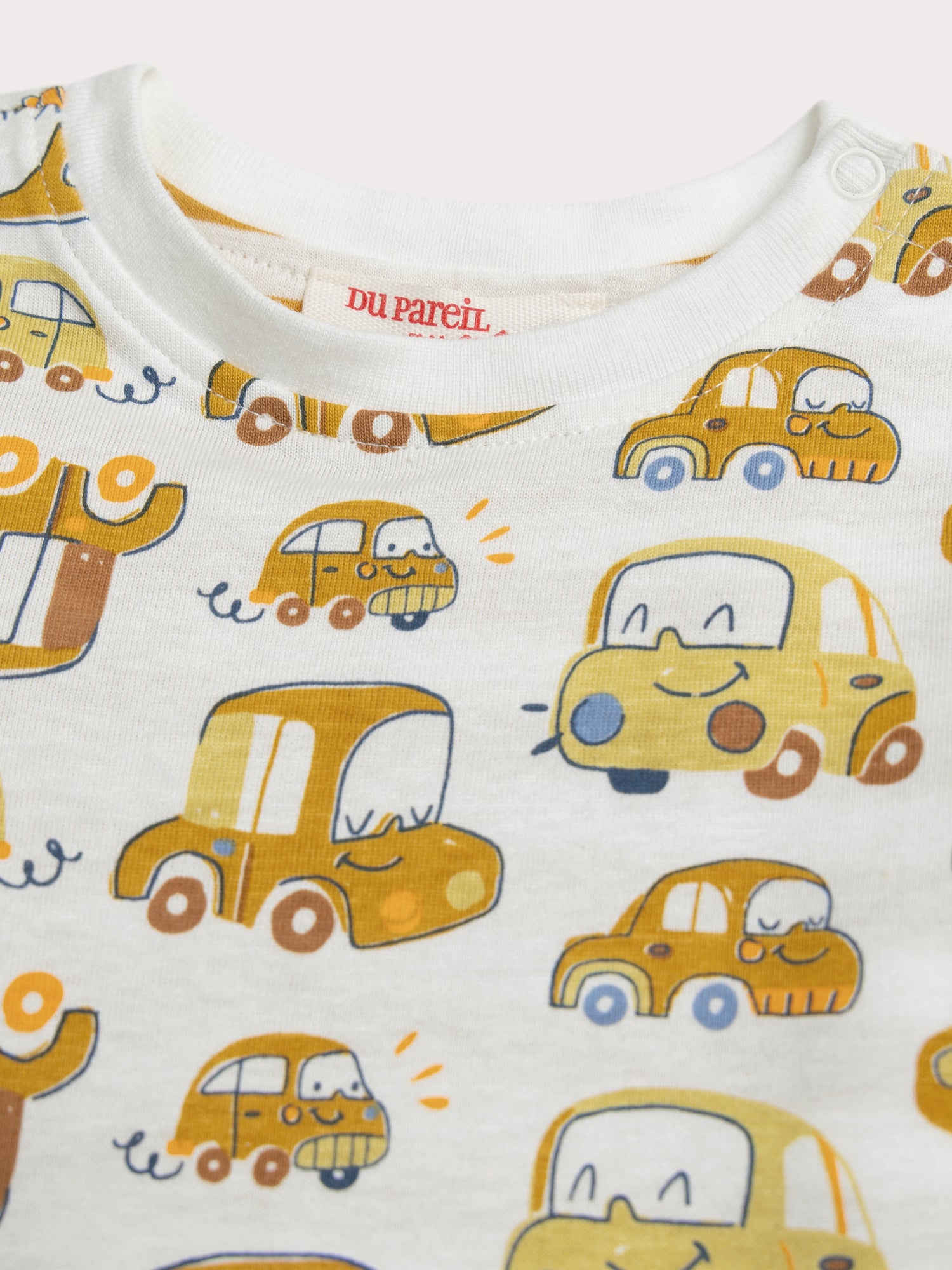 T-shirt voiture réversible pour bébé garçons