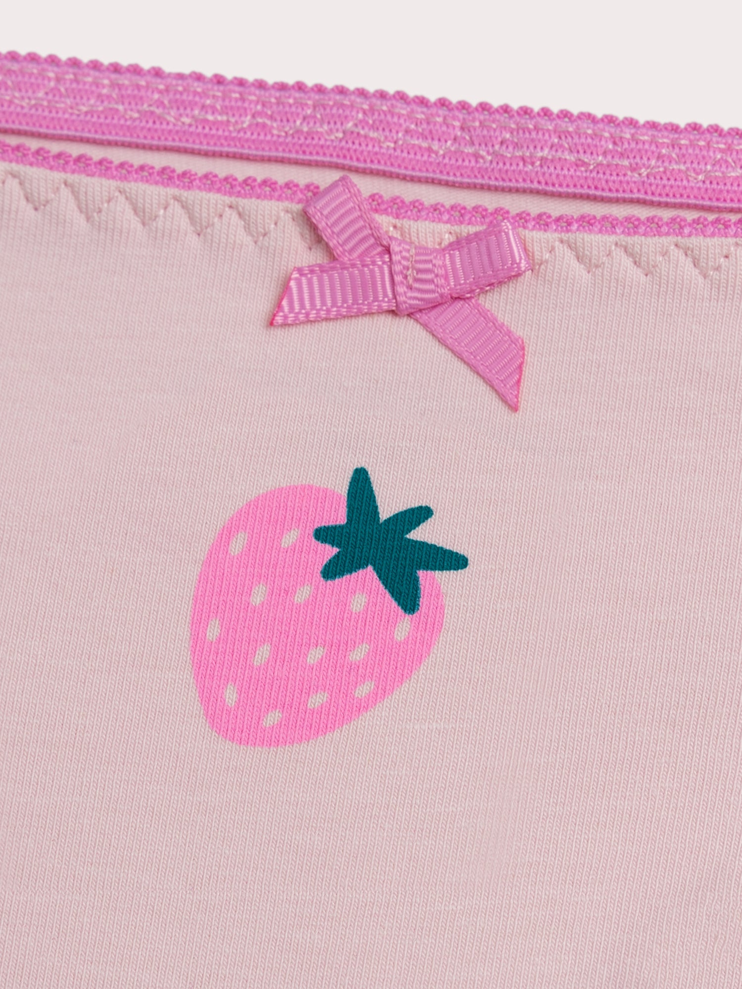 Lot de 3 culottes fraises pour enfant fille