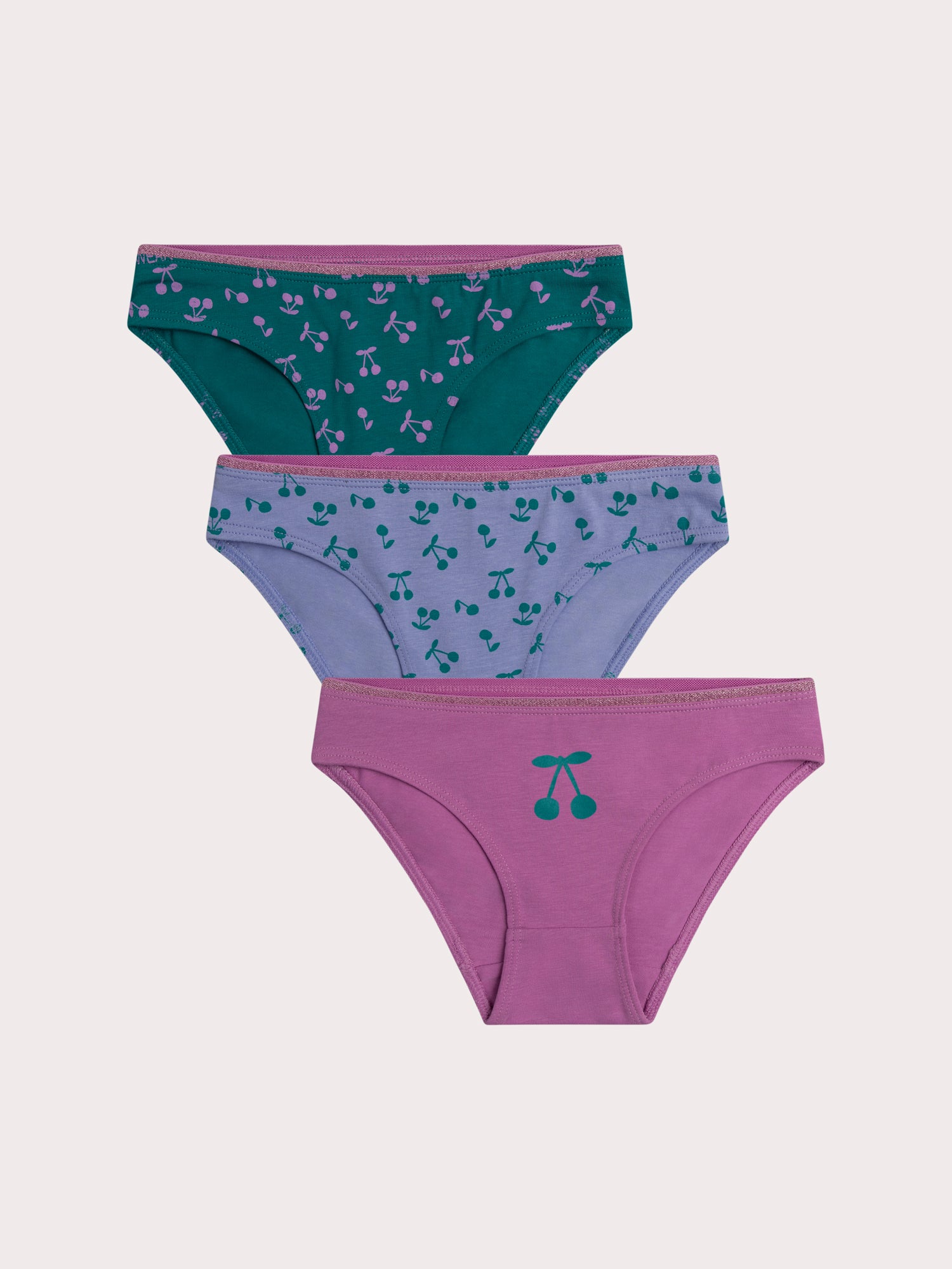 Lot De 3 Culottes Cerises Pour pour Enfant - Fille - Du Pareil Au Même