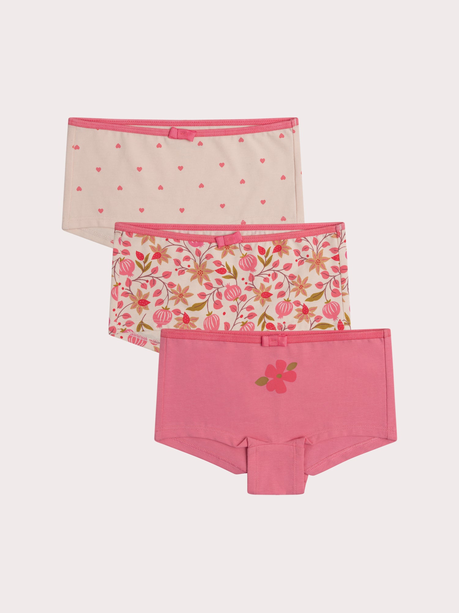Lot De 3 Shorty À Fleurs Pour pour Enfant - Fille - Du Pareil Au Même