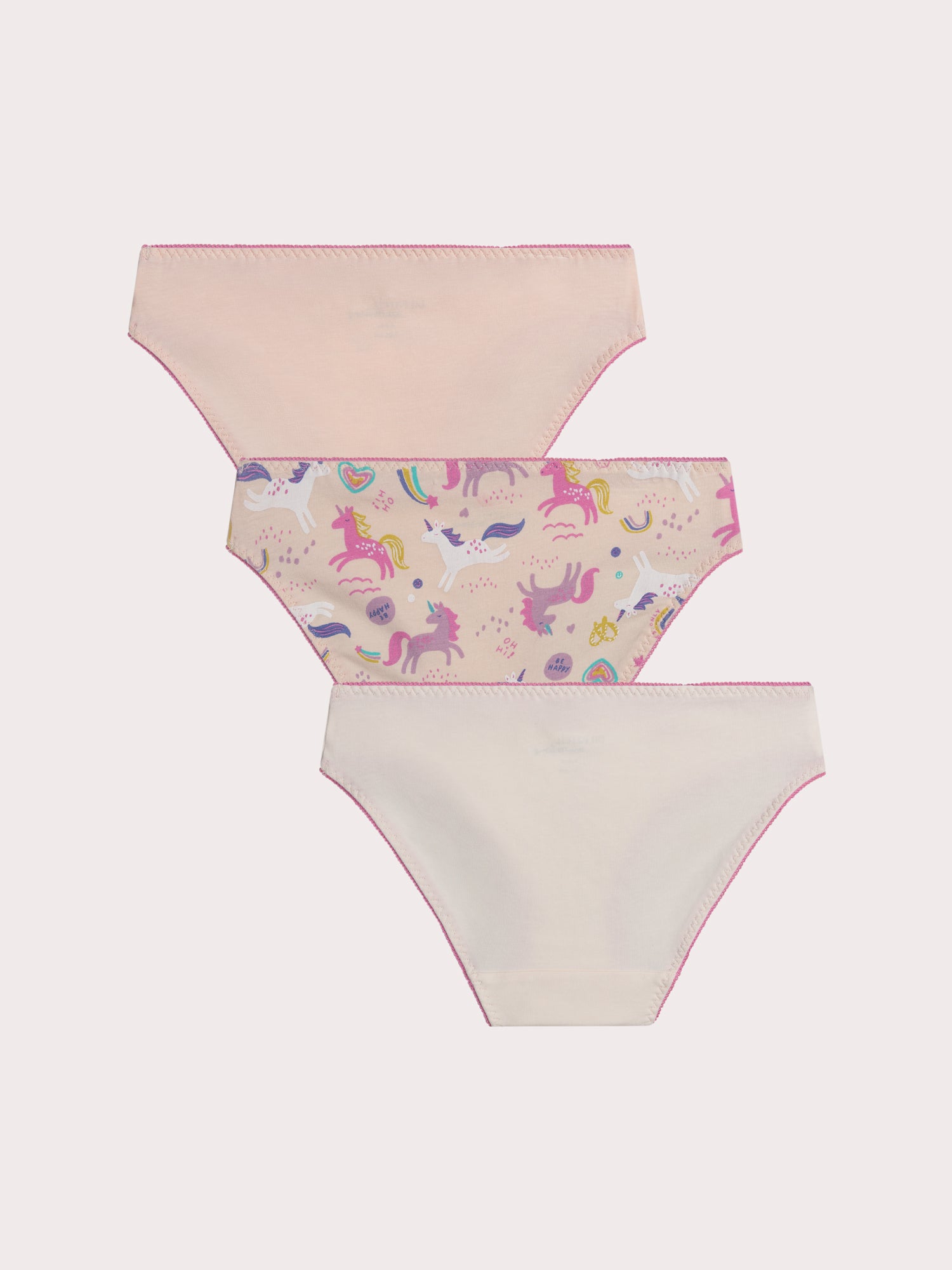 Lot de 3 culottes licornes pour enfant fille