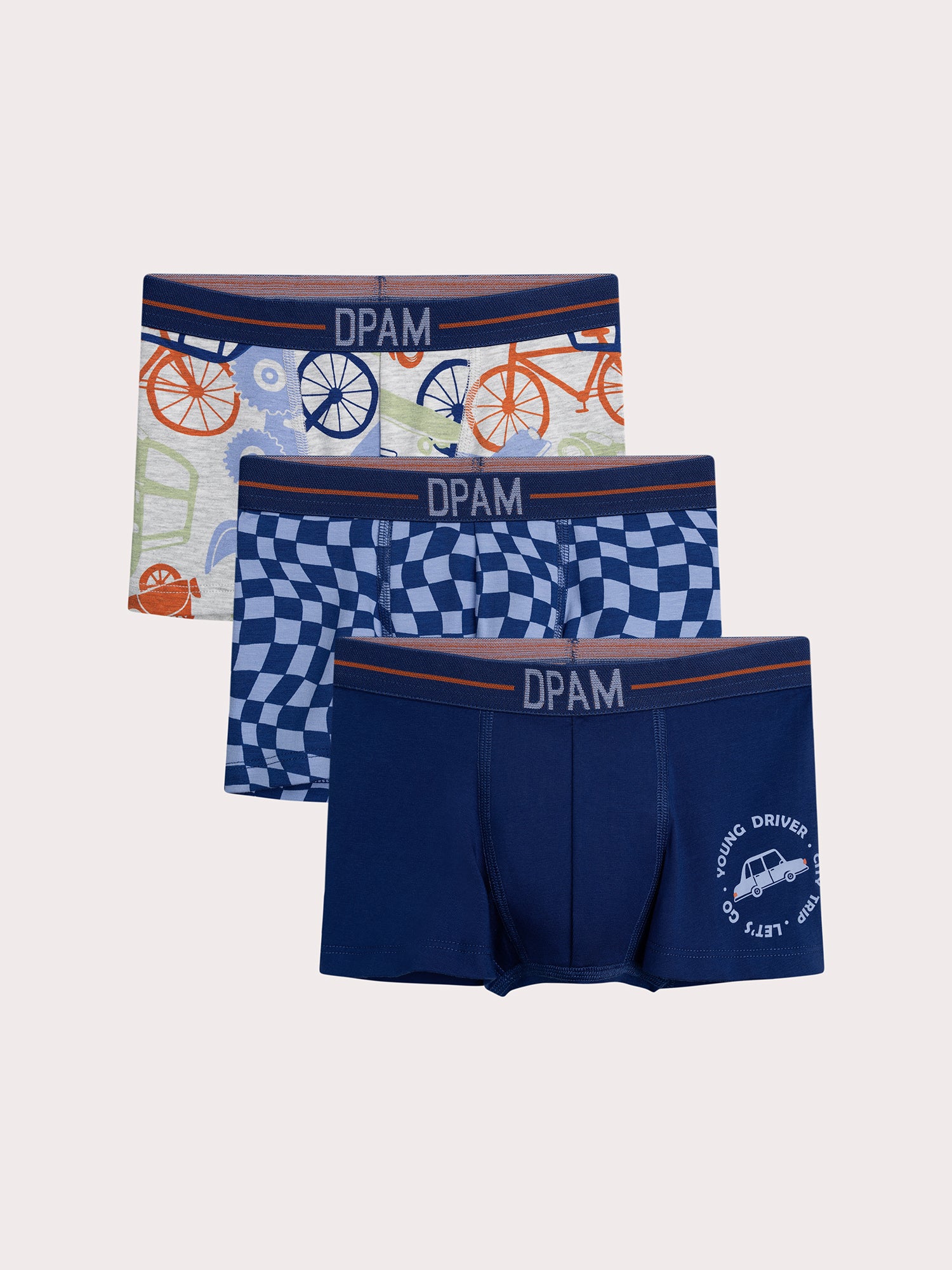 Lot De 3 Boxers Véhicules Pour pour Enfant - Garçon - Du Pareil Au Même