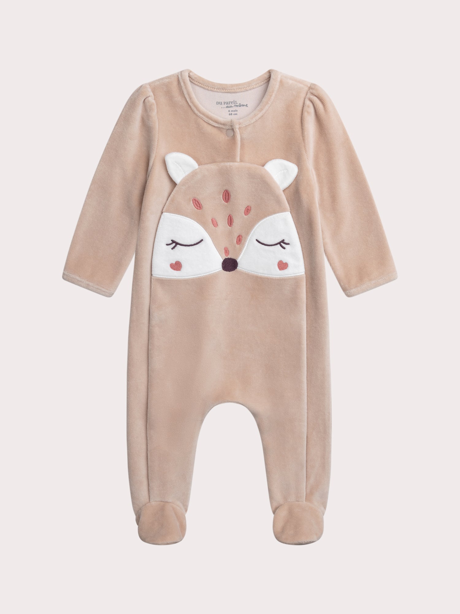 Grenouillère Biche Pour pour Bébé - Fille - Du Pareil Au Même