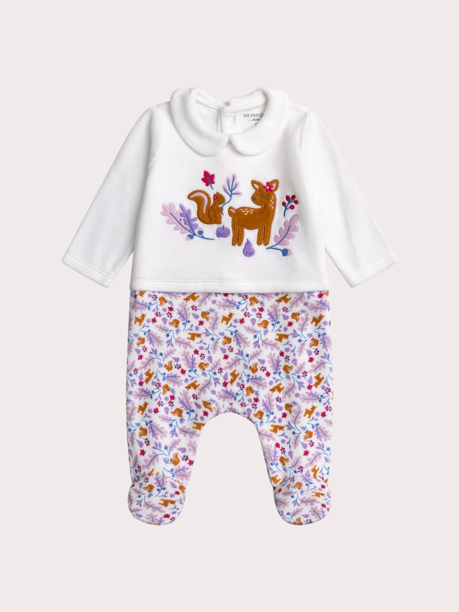 Grenouillere Automne Pour pour Bébé - Fille - Du Pareil Au Même