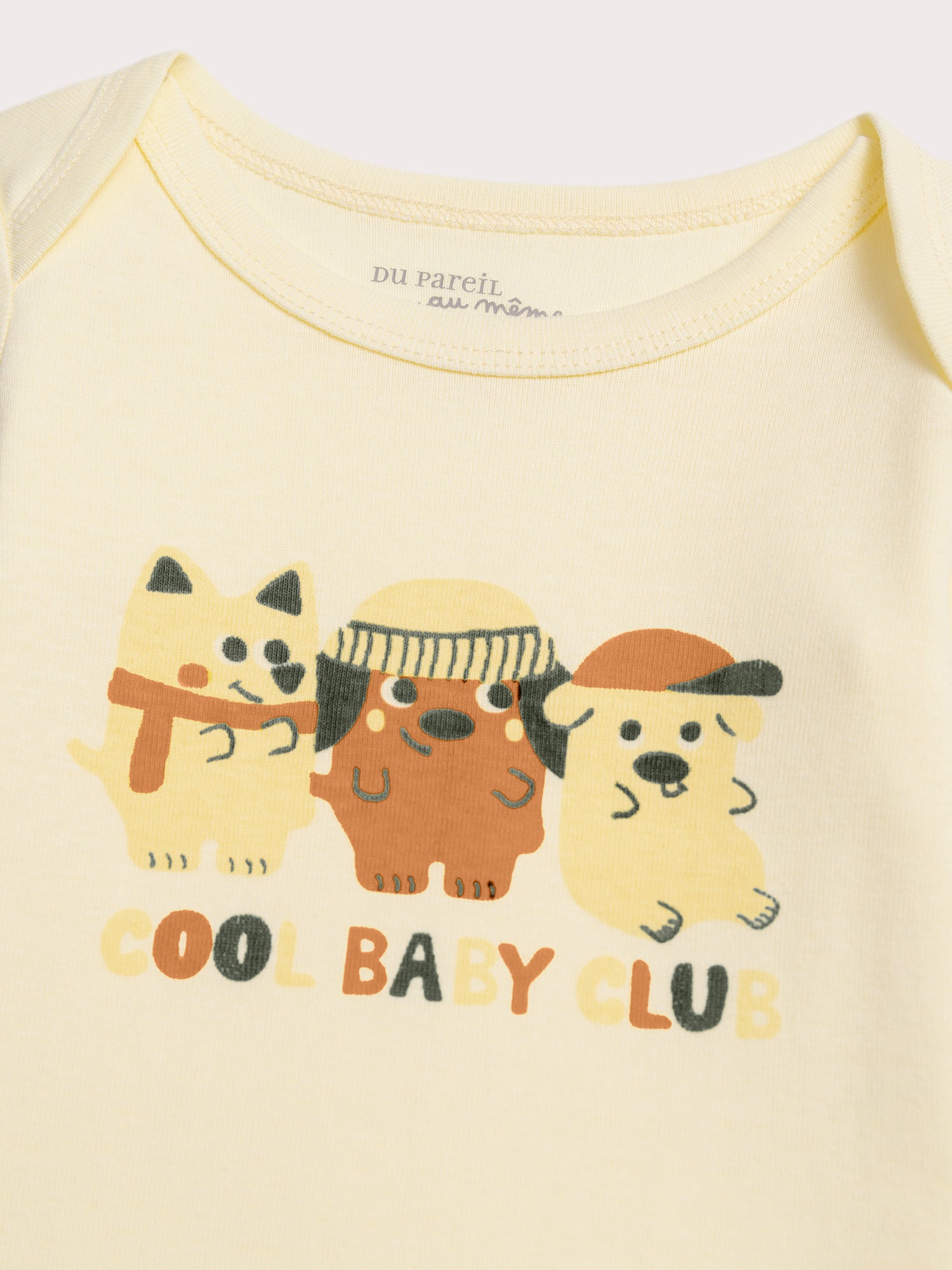 Lot de deux bodys joyeux pour bébé garçon