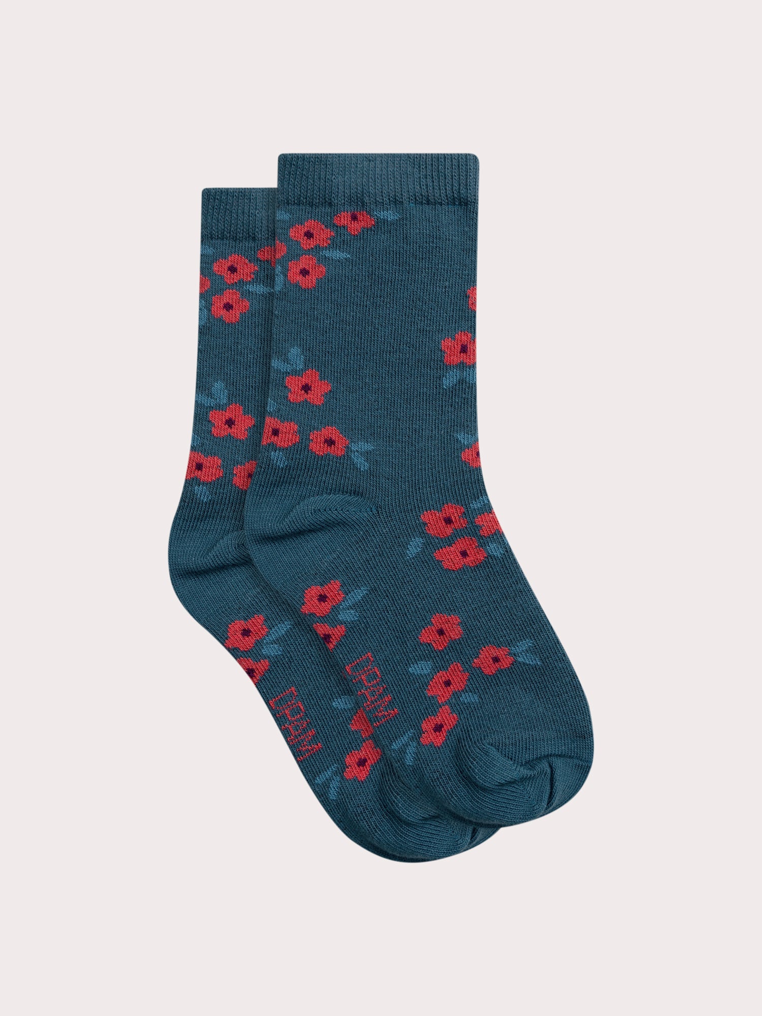 Chaussettes Bleues Fleuries Pour - Fille - Du Pareil Au Même