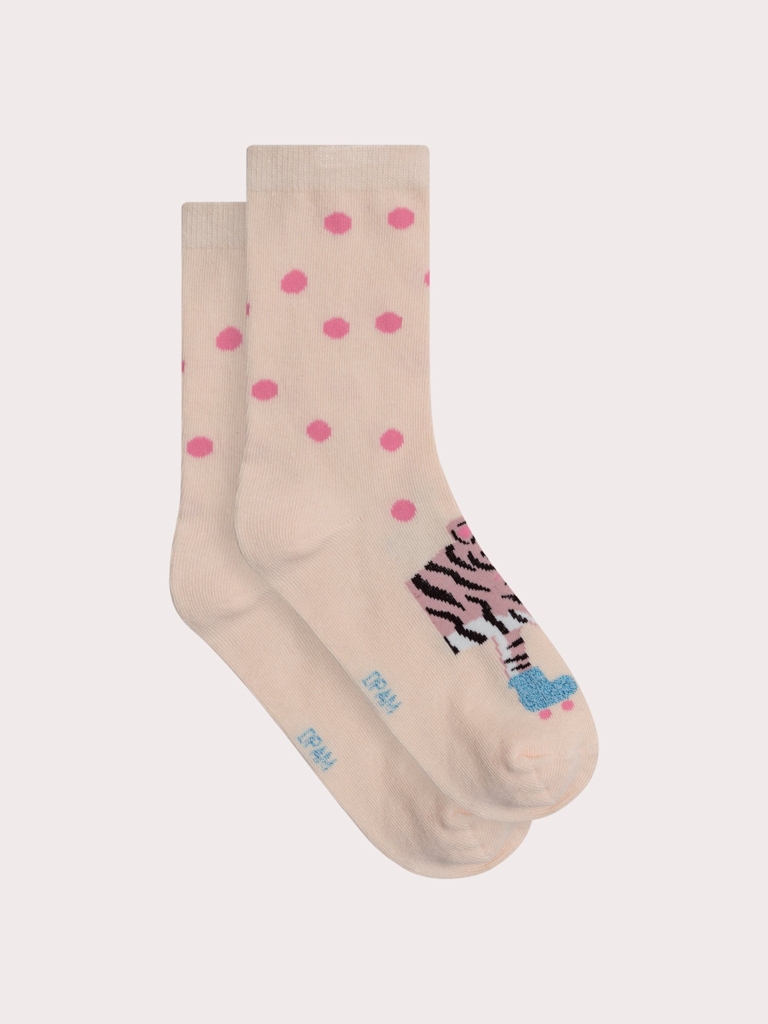 Chaussettes Écrues À Motif Tigre Pour - Fille - Du Pareil Au Même