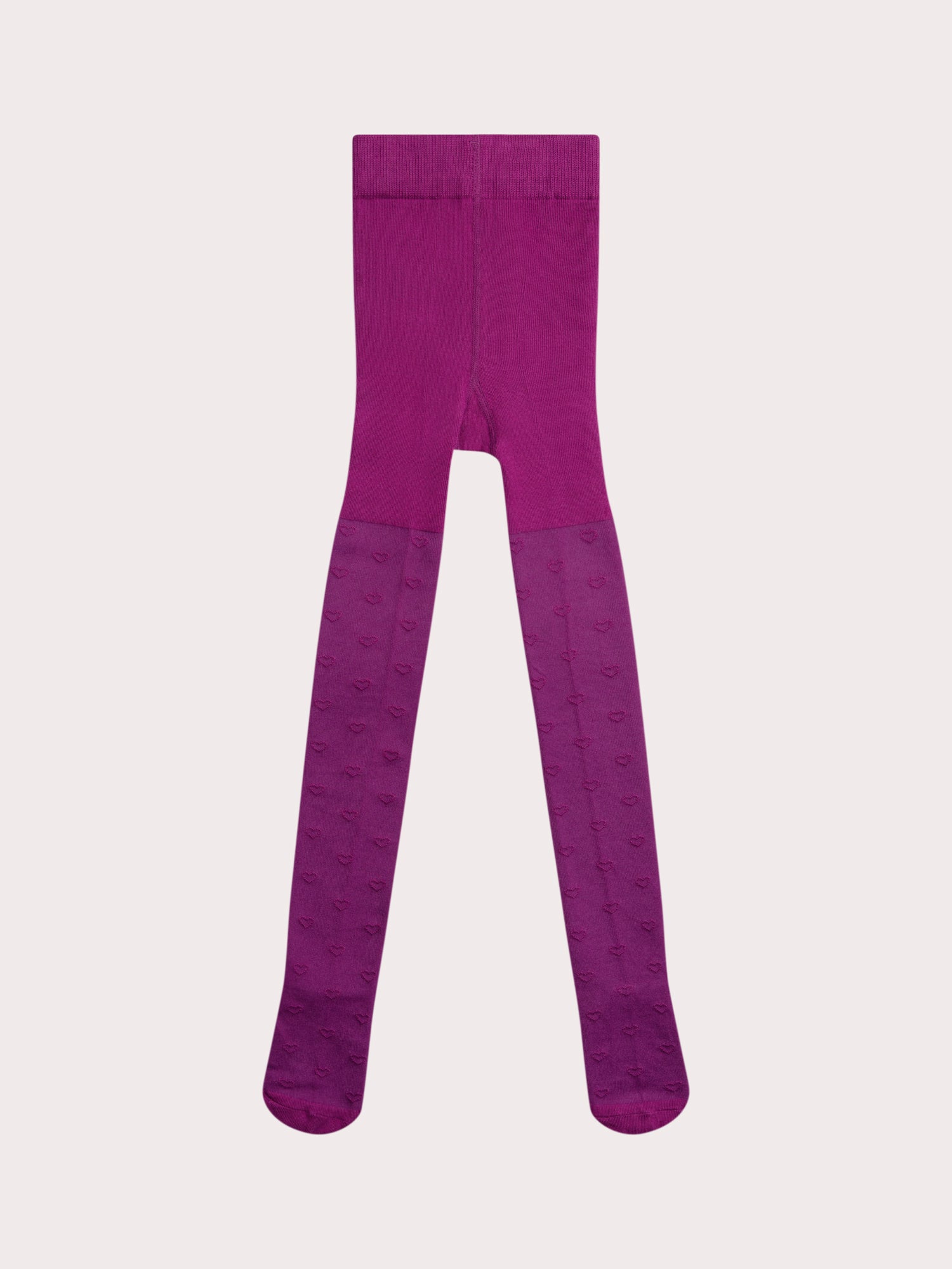 Collant Violet À Coeurs Pour - Fille - Du Pareil Au Même