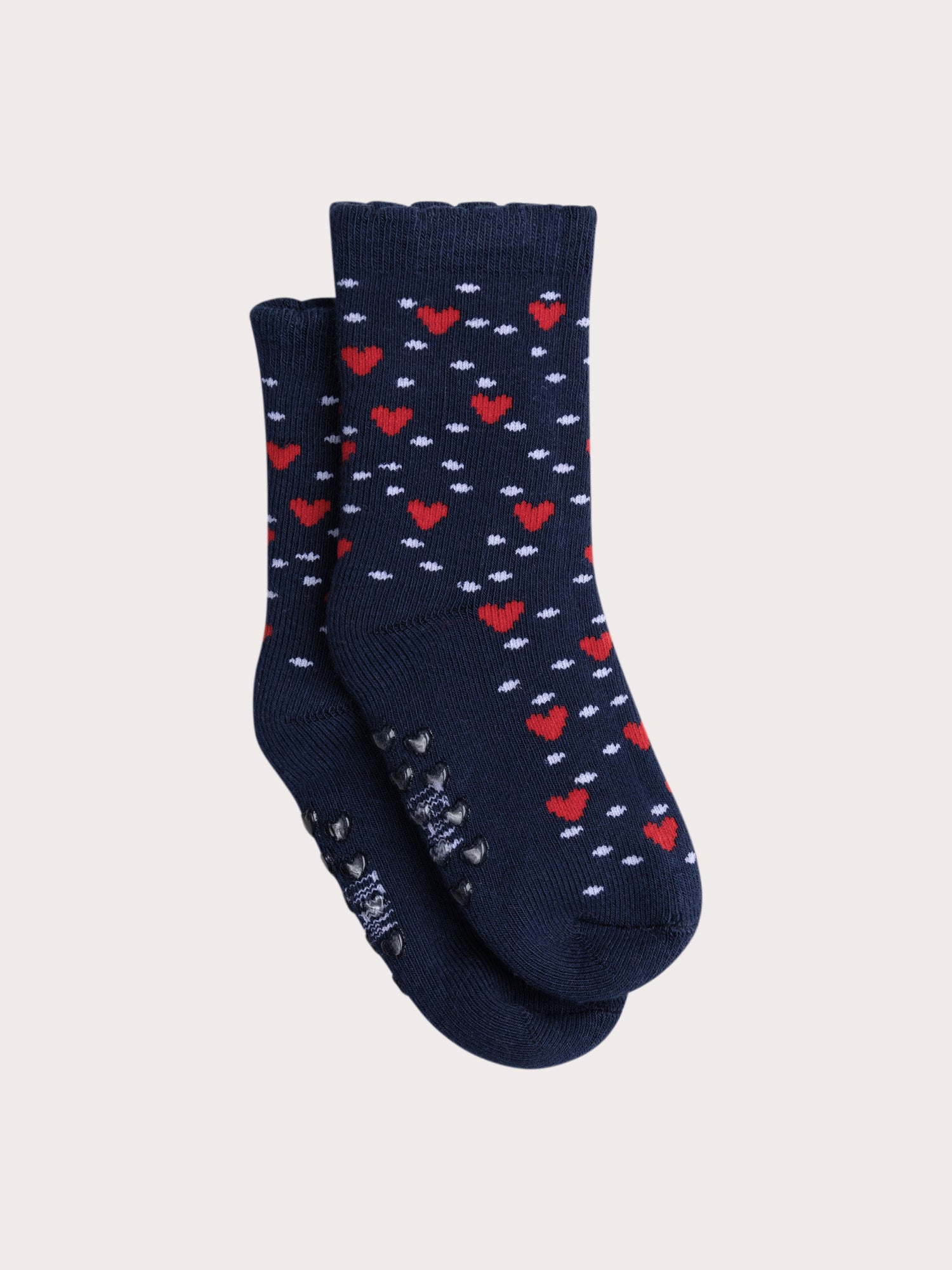 Chaussettes Chaudes & Antidérapantes Marine Pour pour Bébé - Fille - Du Pareil Au Même