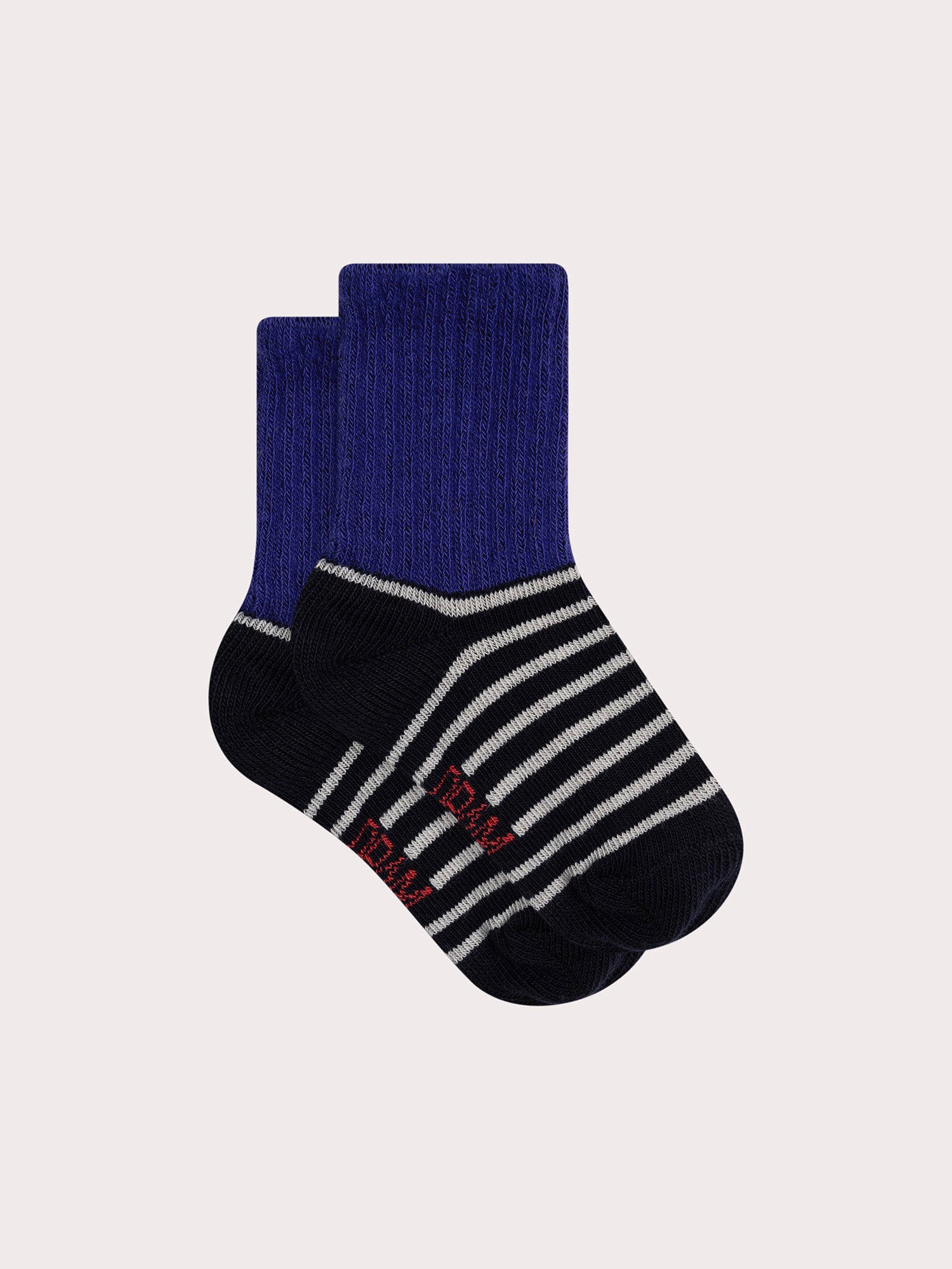 Chaussettes Rayées Marine Pour pour Bébé - Garçon - Du Pareil Au Même