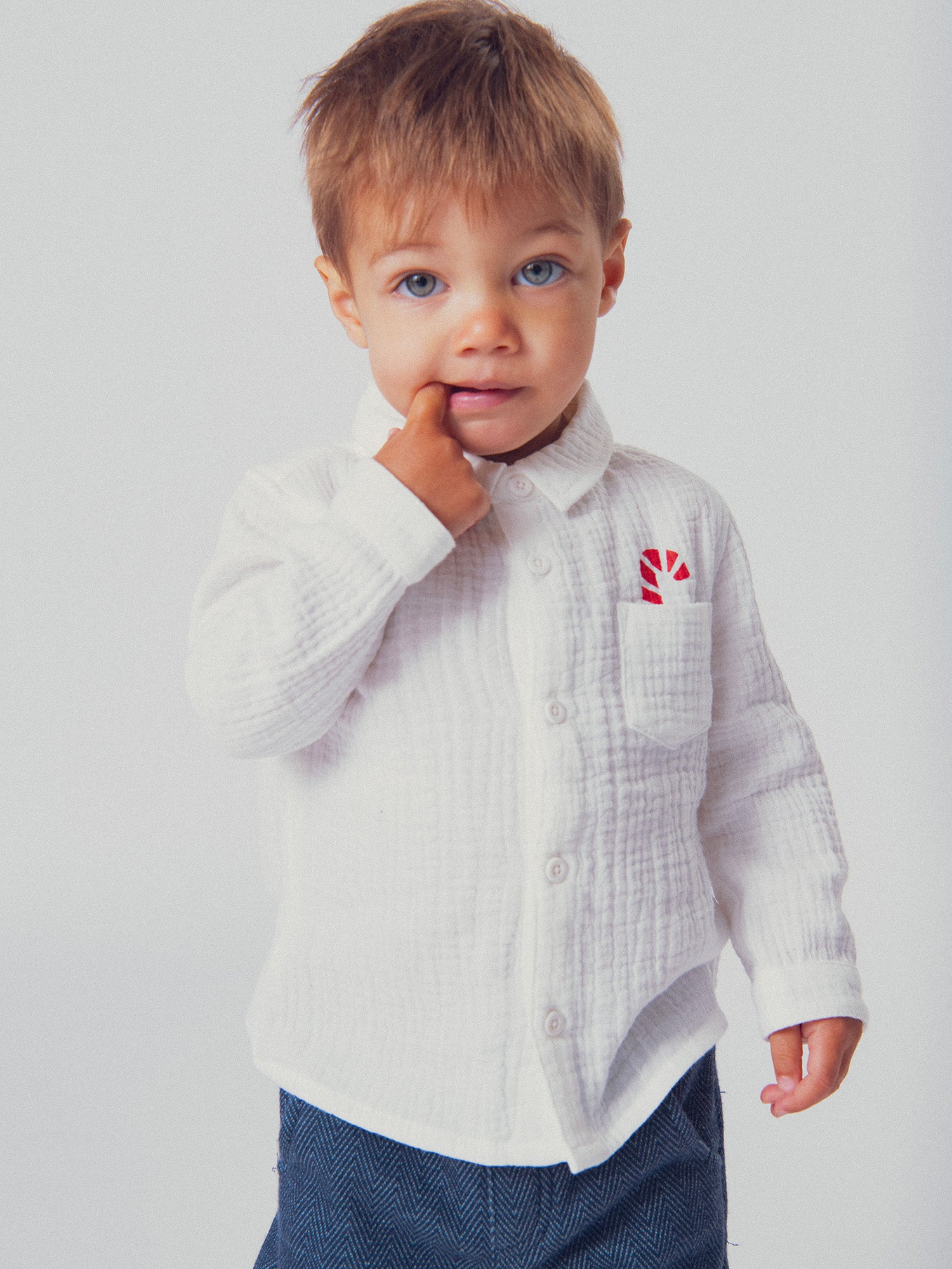 Chemise Blanche Pour Bébé Garçon - 3/6 mois - Du Pareil Au Même