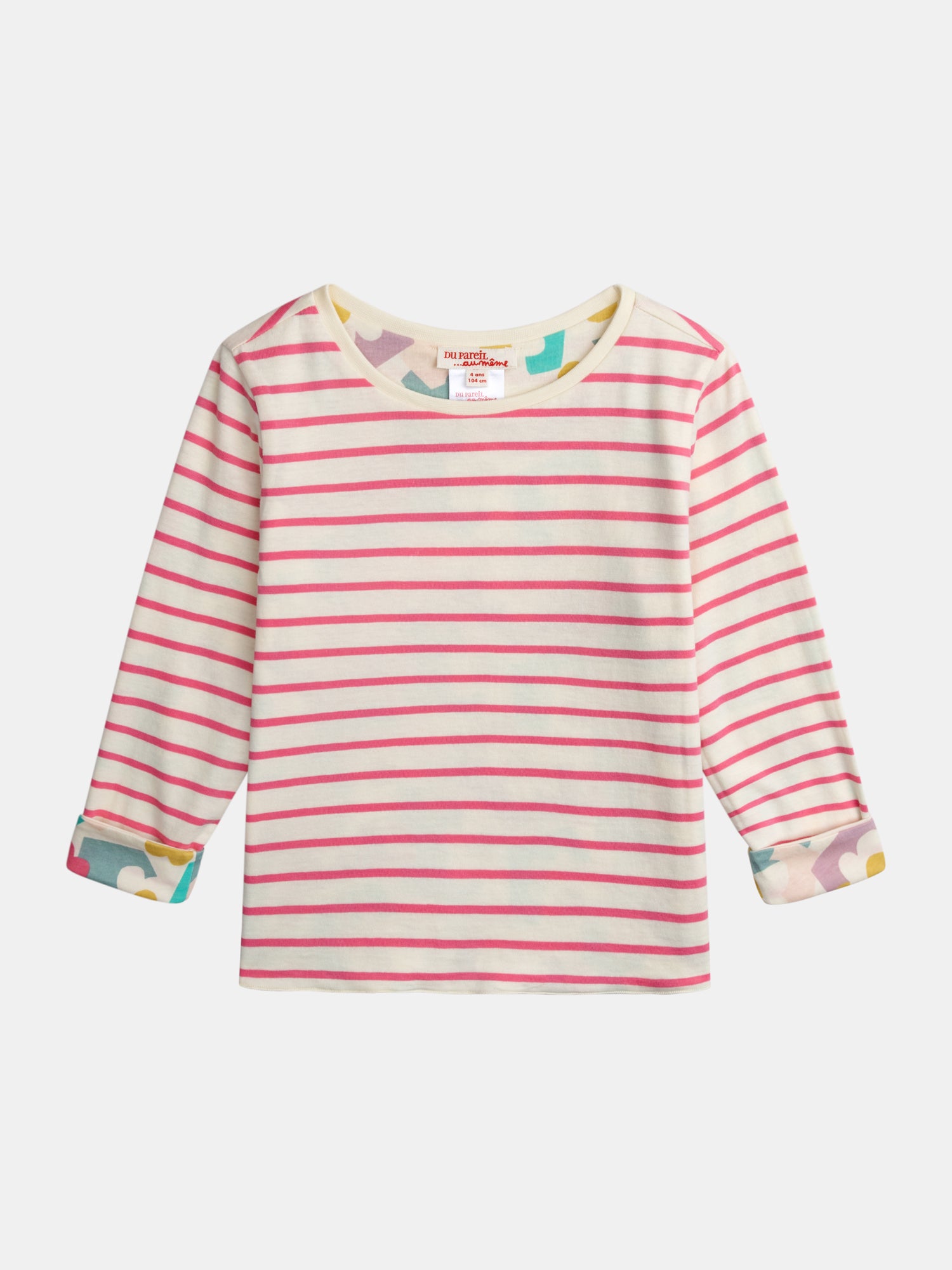 T-shirt À Manches Longues Réversible Pour - Fille - Du Pareil Au Même