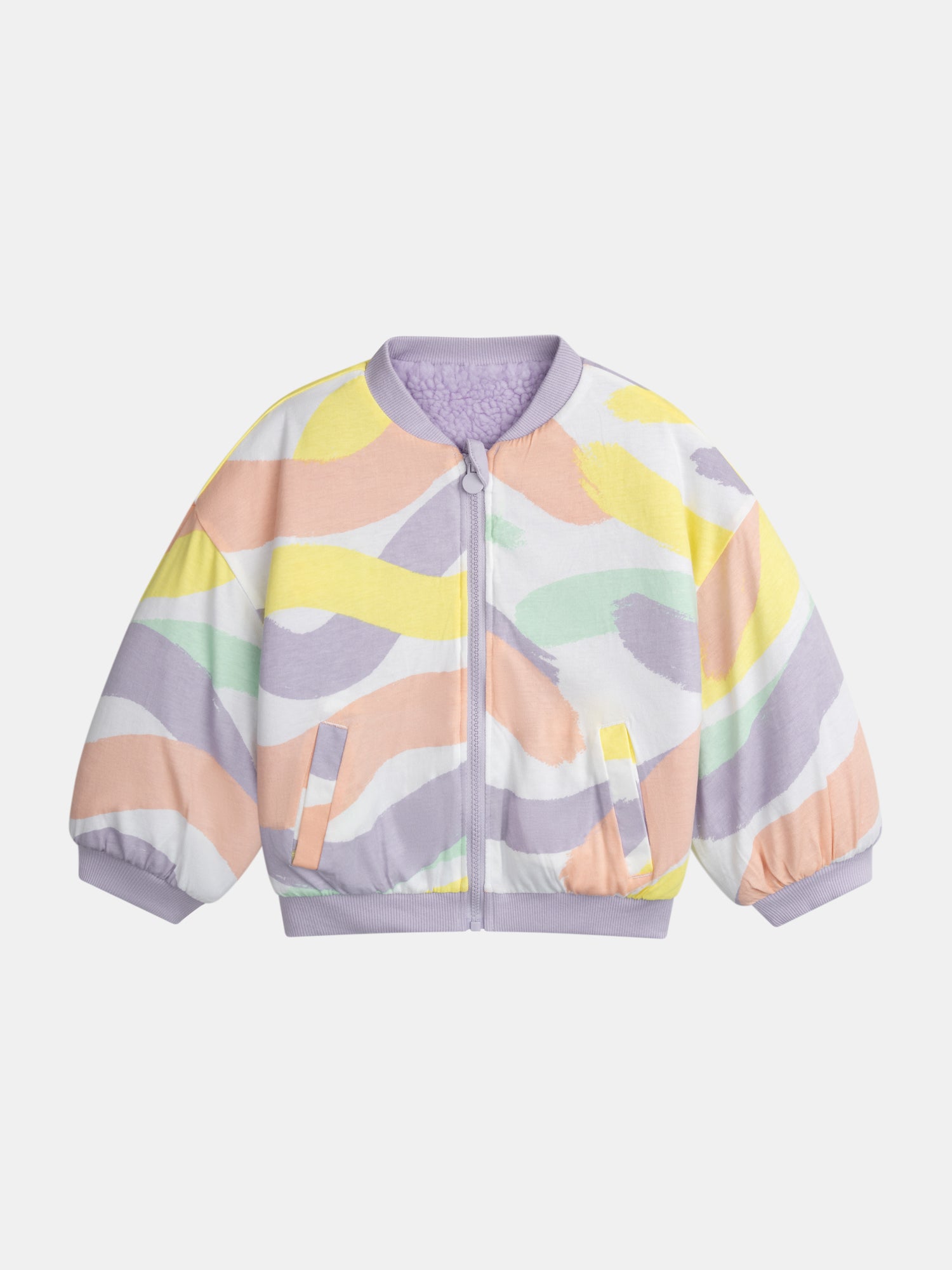 Veste Réversible Violette Pour - Fille - Du Pareil Au Même