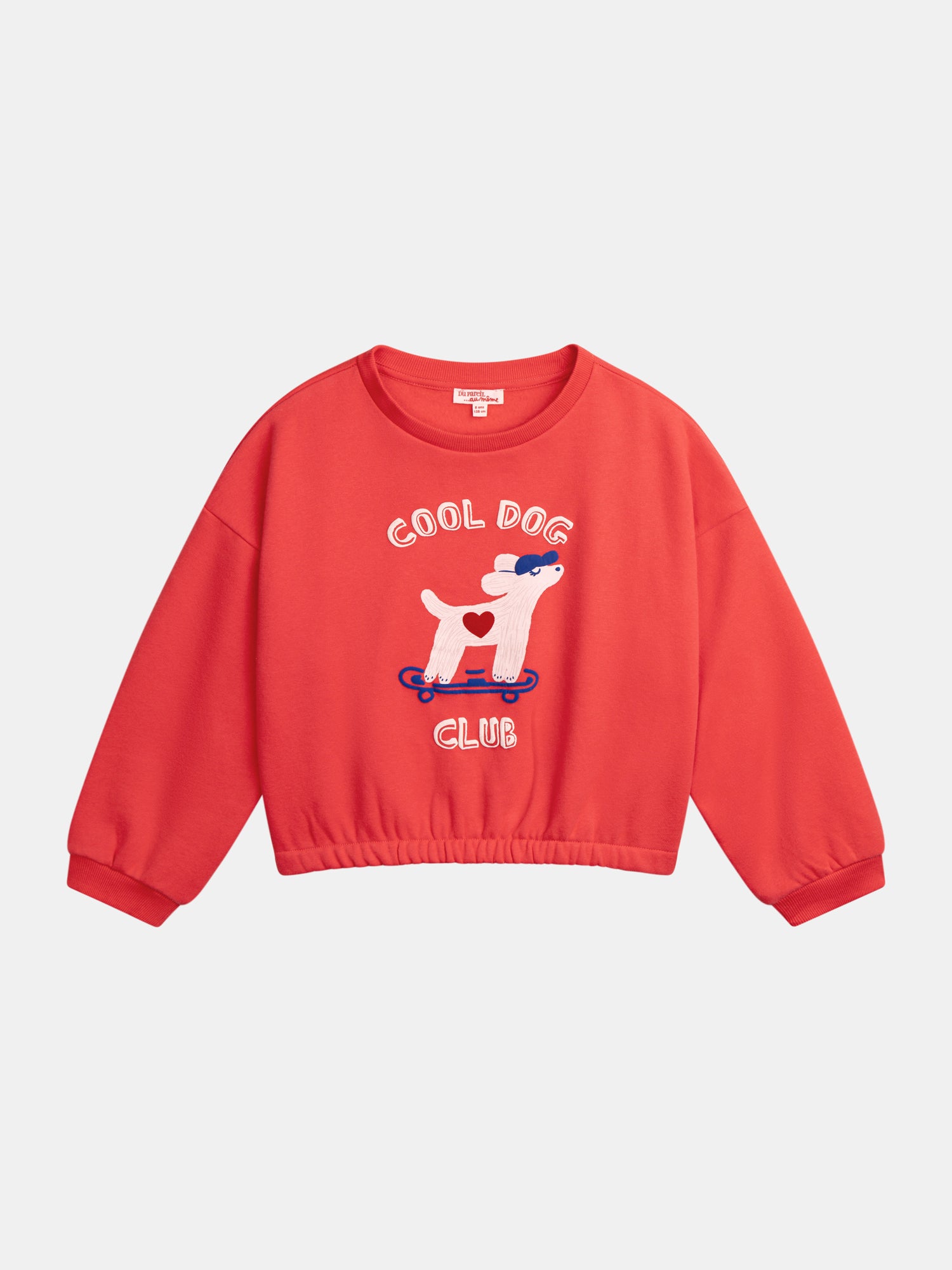 Sweat Rouge Animation Chien Pour - Fille - Du Pareil Au Même