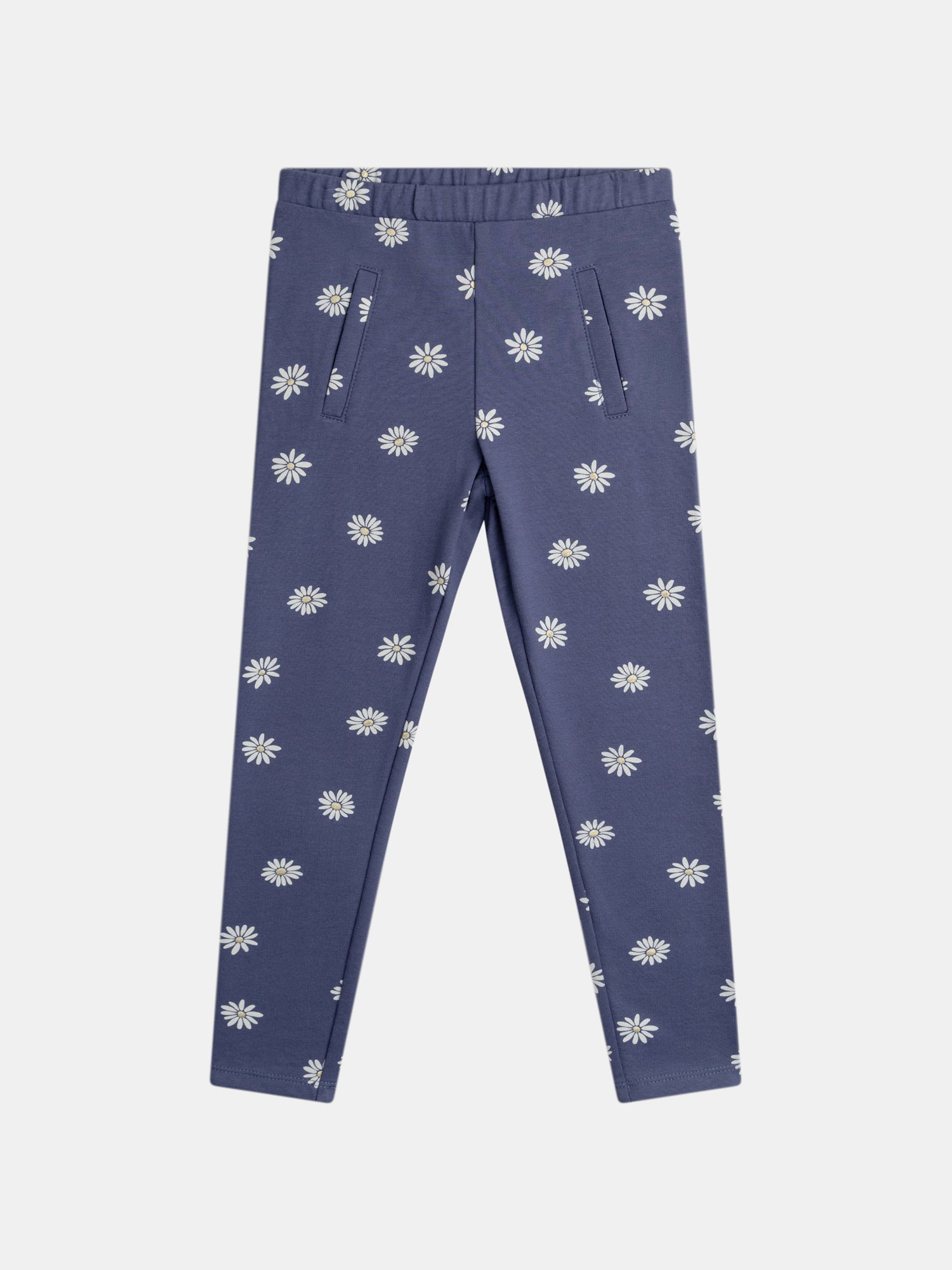 Pantalon Bleu Imprimé Fleurs Pour - Fille - Du Pareil Au Même