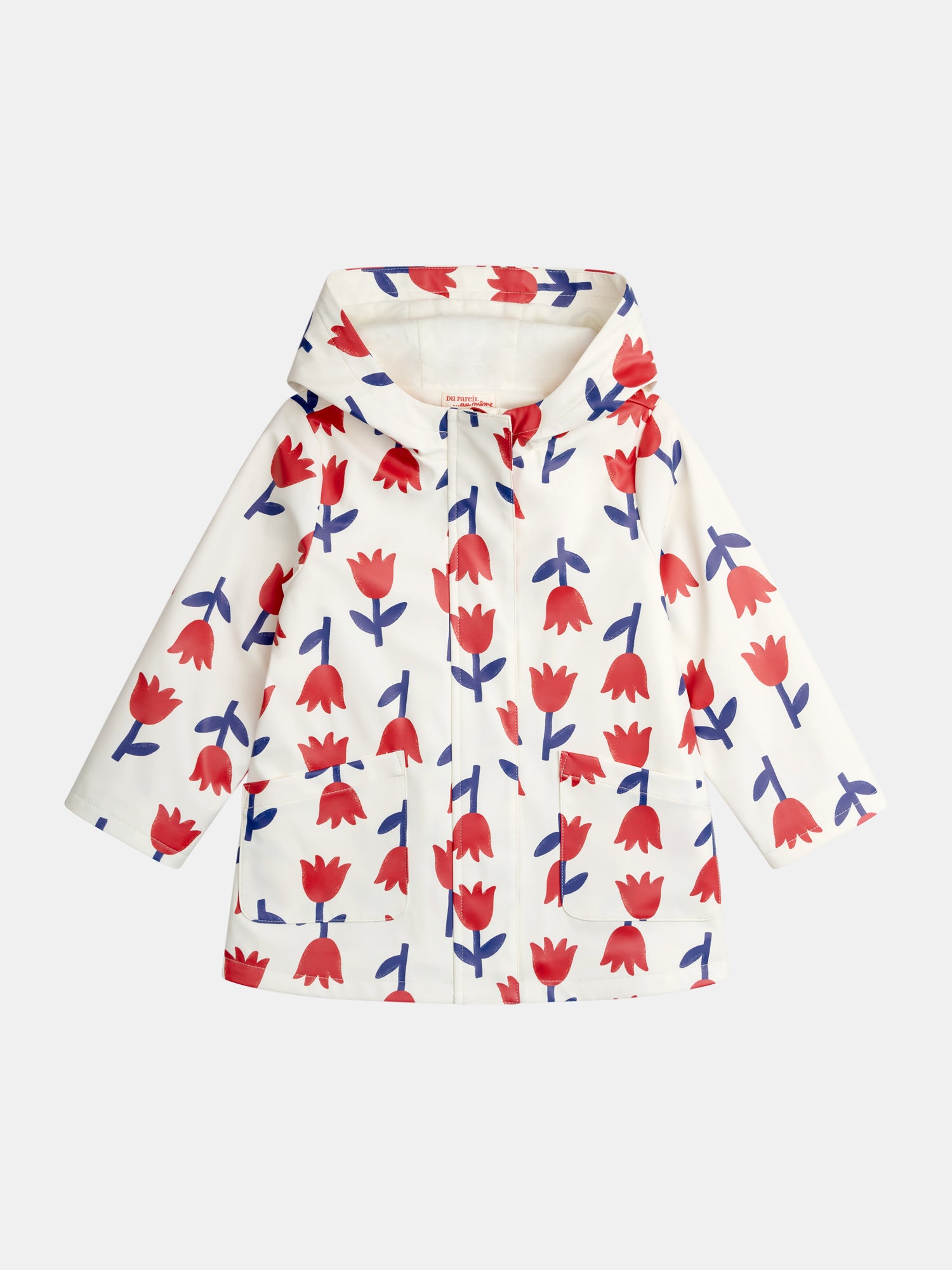 Imperméable Écru À Imprimé Fleurs Pour - Fille - Du Pareil Au Même