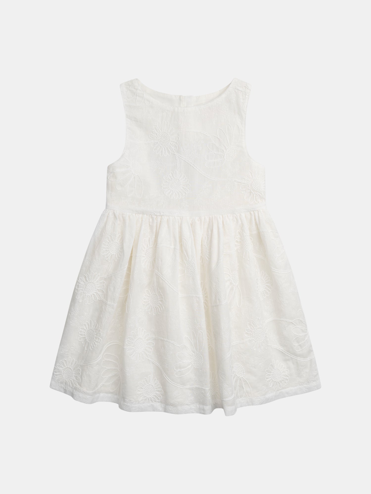 Robe Écrue Découpe Cœur Pour - Fille - Du Pareil Au Même