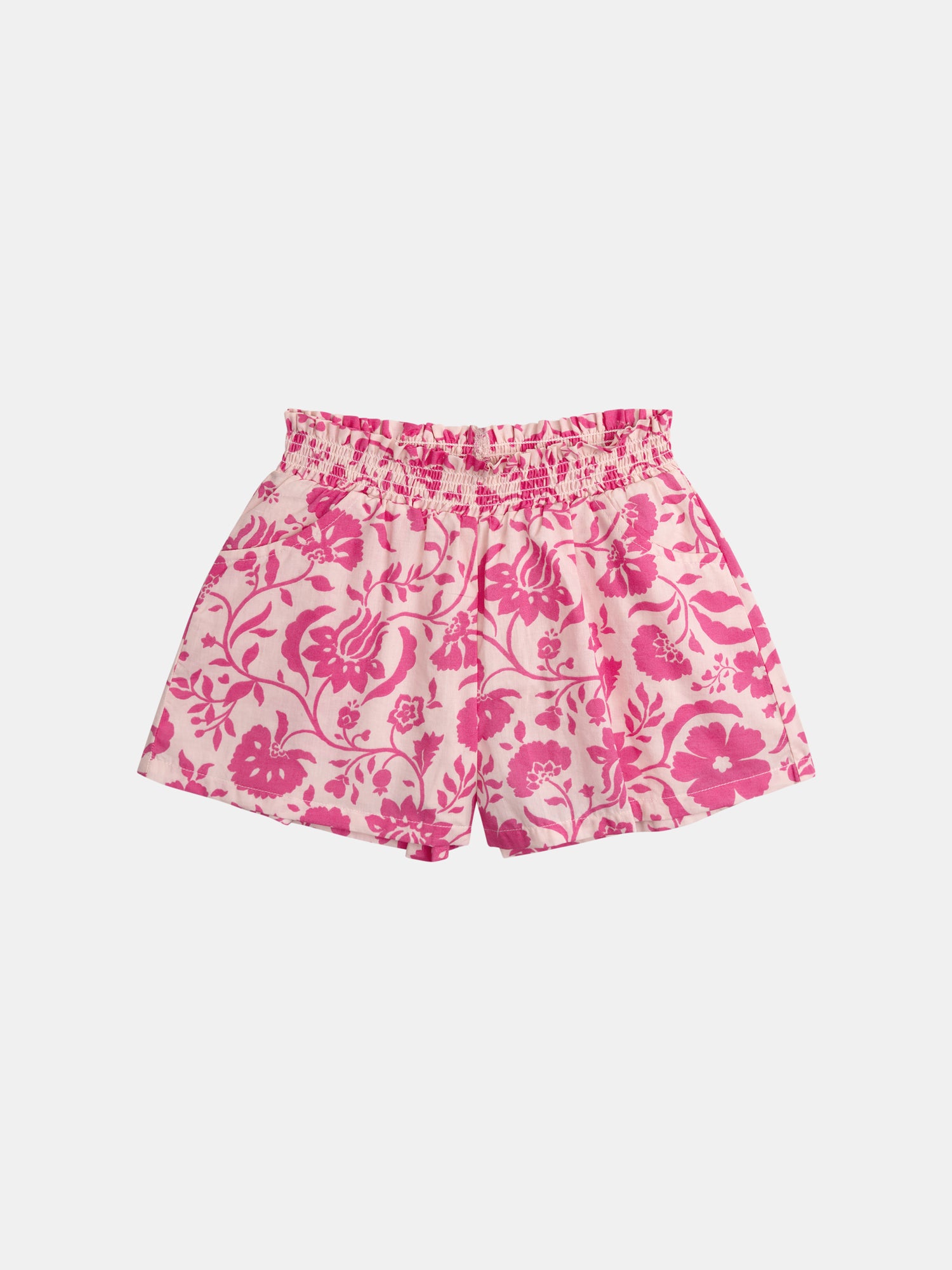 Short Rosé À Imprimé Floral Pour - Fille - Du Pareil Au Même