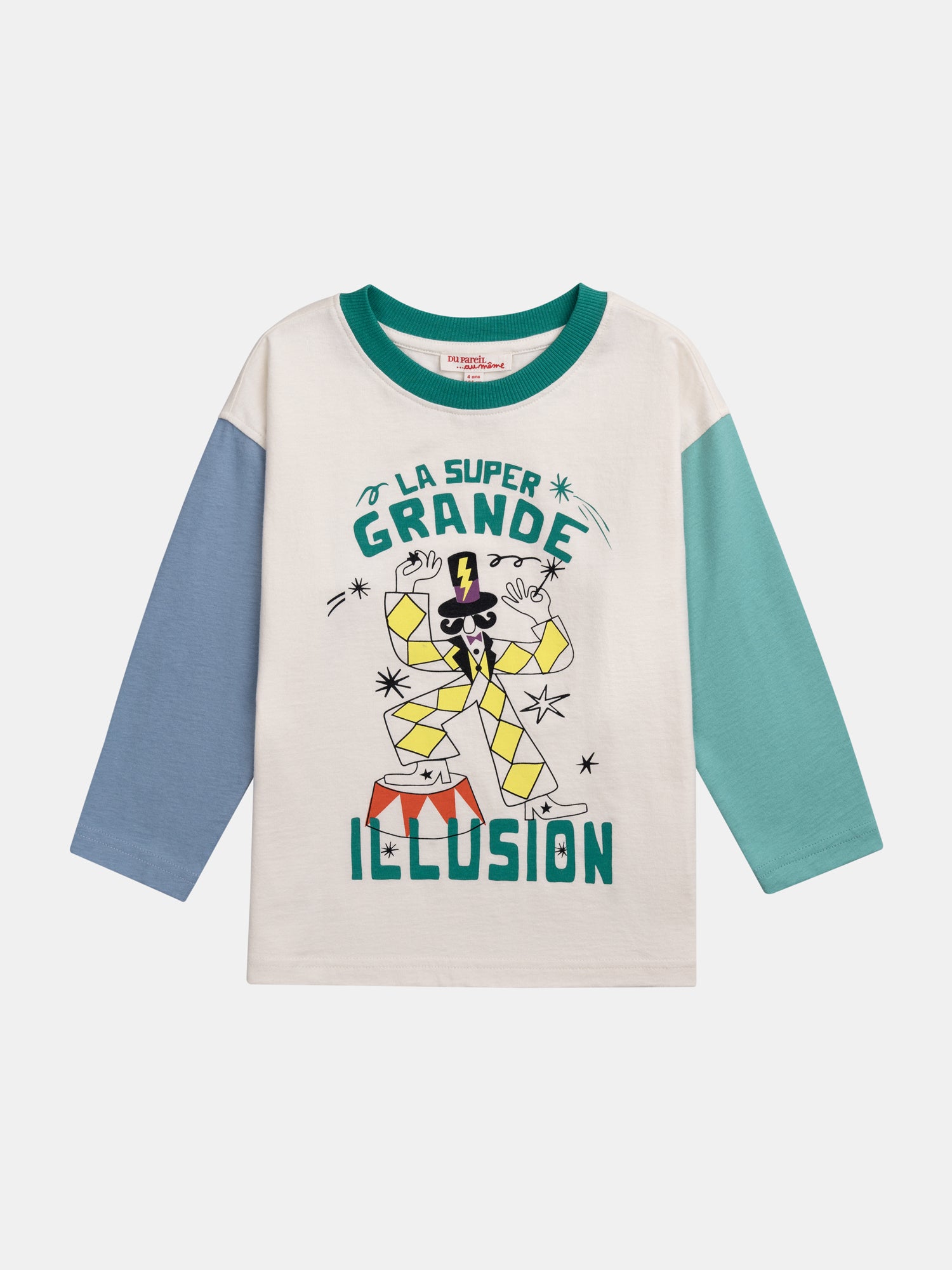T-shirt Colorblock Avec Animation Cirque Pour - Garçon - Du Pareil Au Même