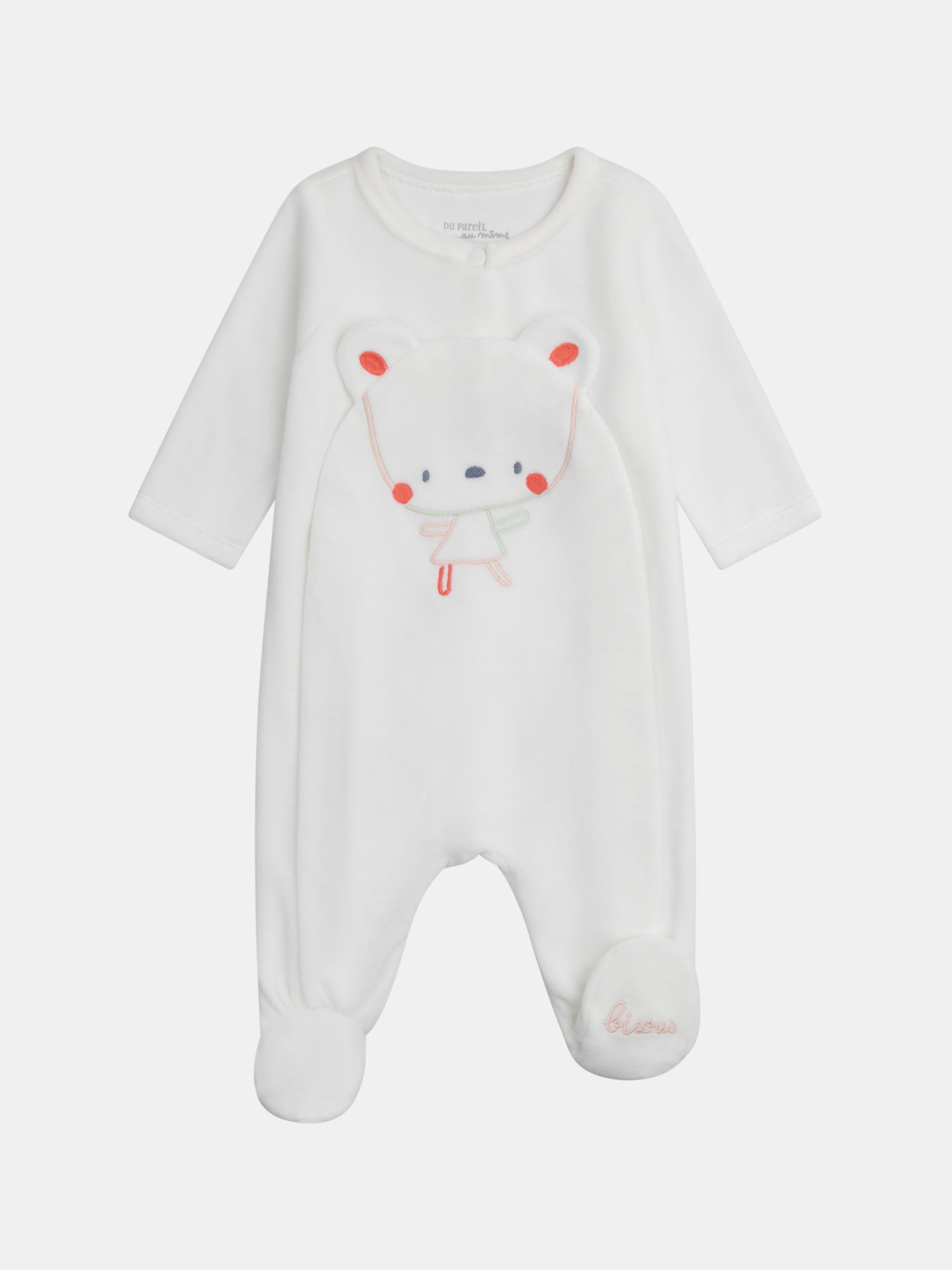 Grenouillère Naissance Motif Souris Pour pour Bébé - Fille - Du Pareil Au Même