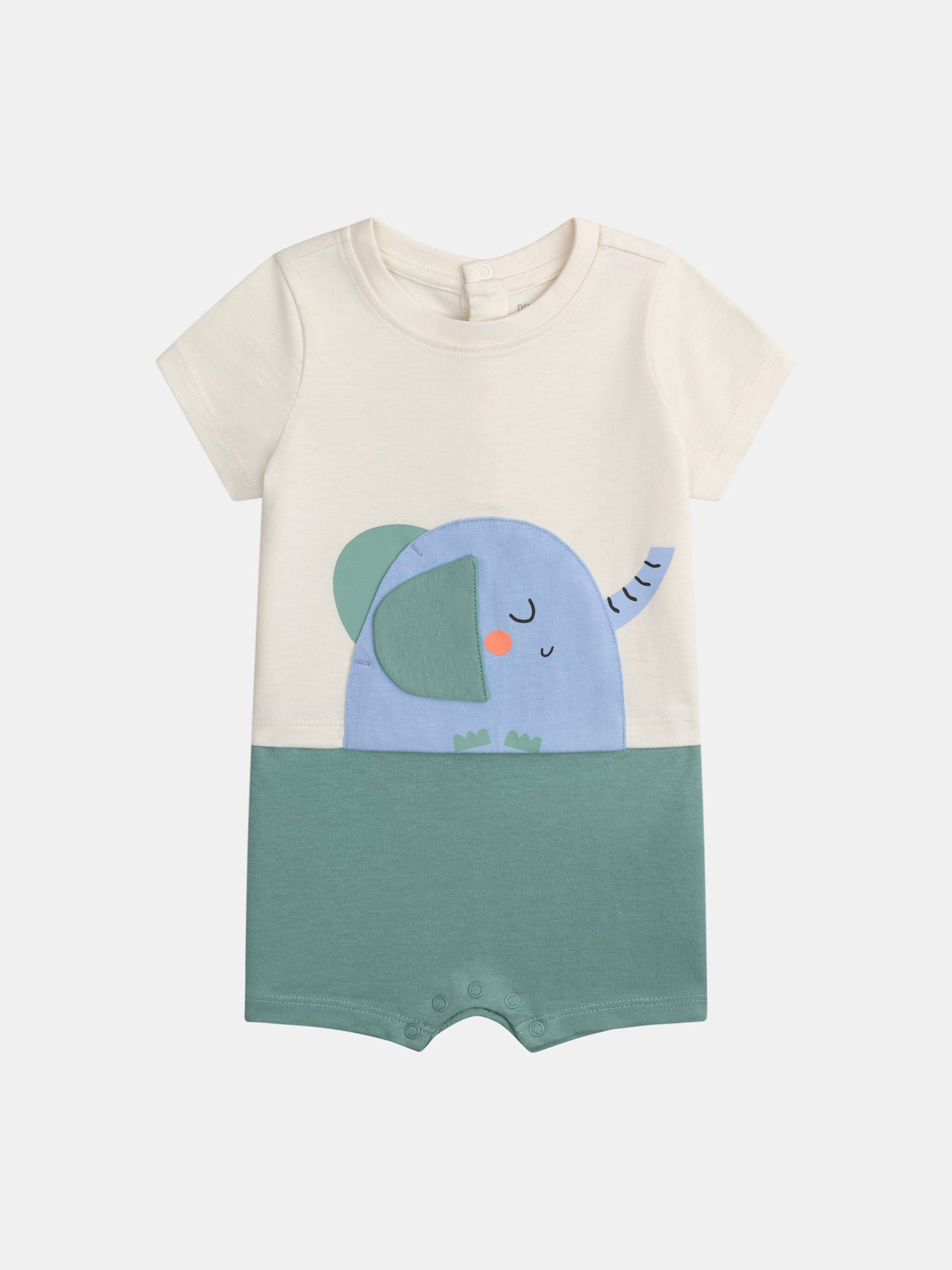 Grenouillère À Poche "éléphant" Pour pour Bébé - Garçon - Du Pareil Au Même