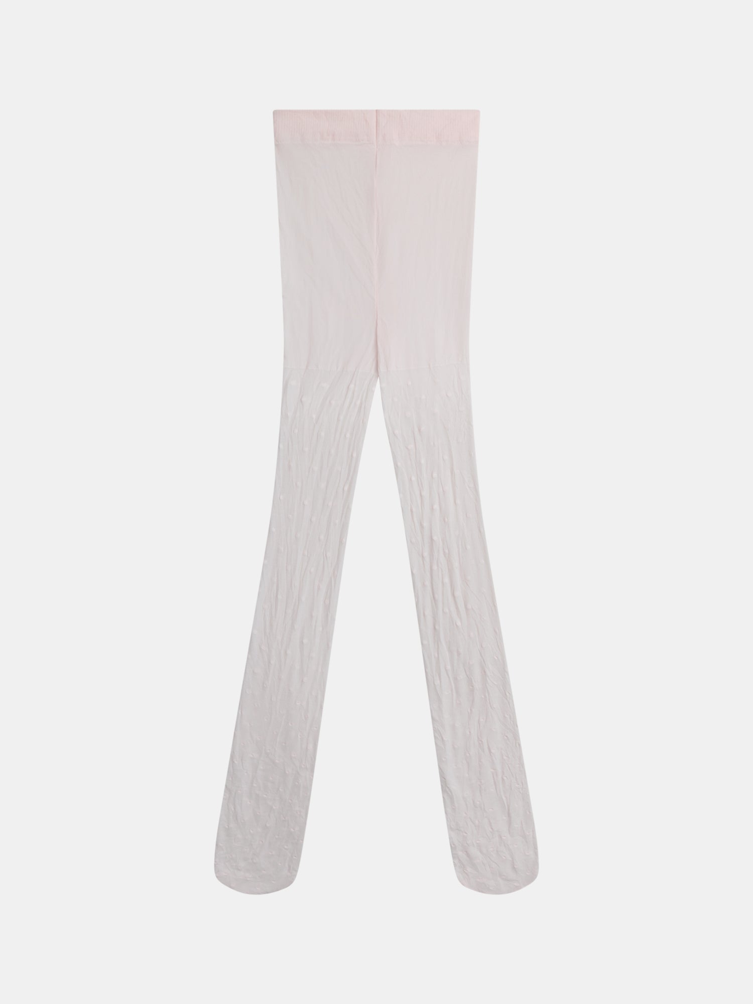 Collant Fin Plumetis Rose Pour - Fille - Du Pareil Au Même