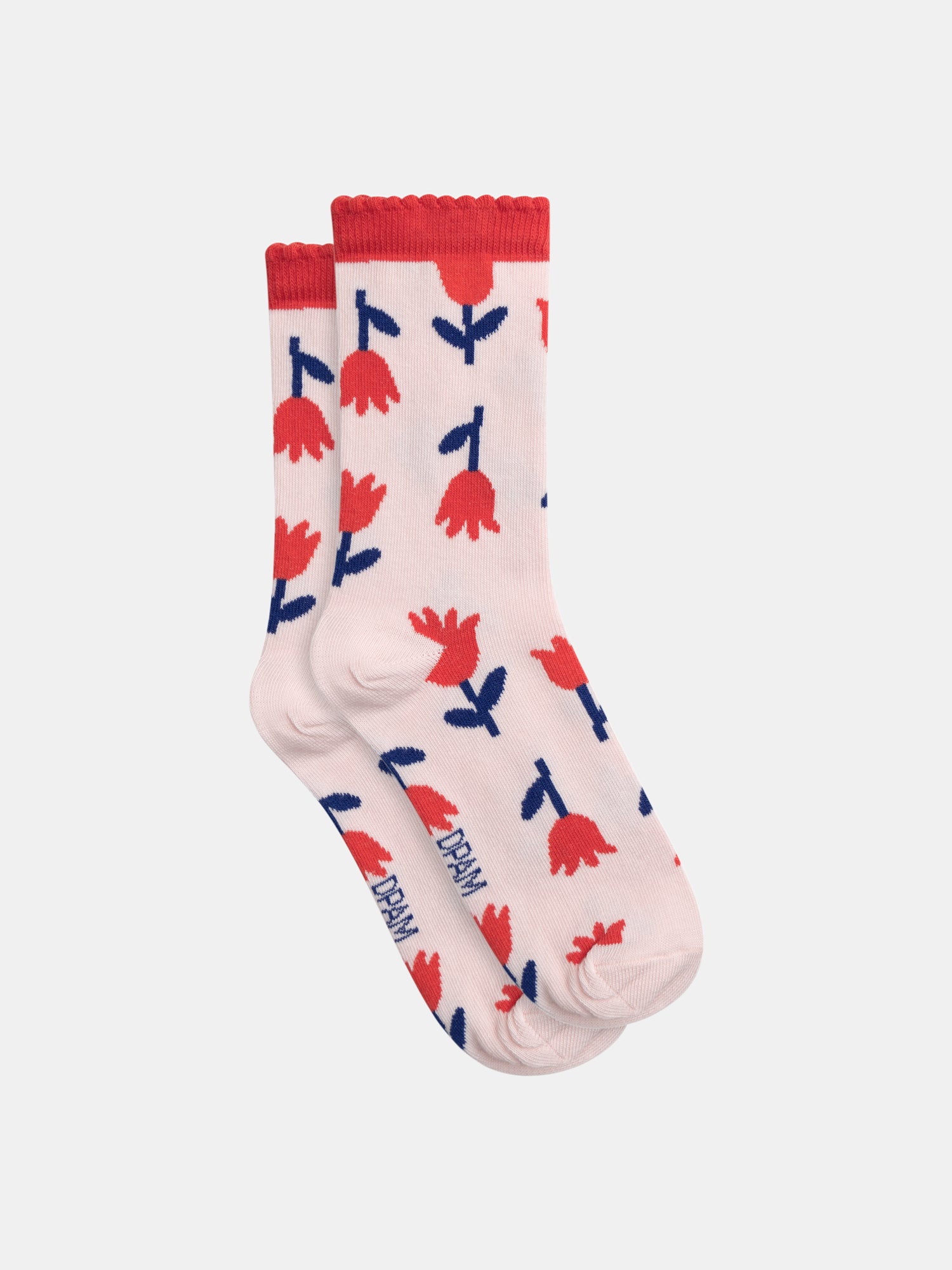 Chaussettes Roses À Motif Tulipes Pour - Fille - Du Pareil Au Même