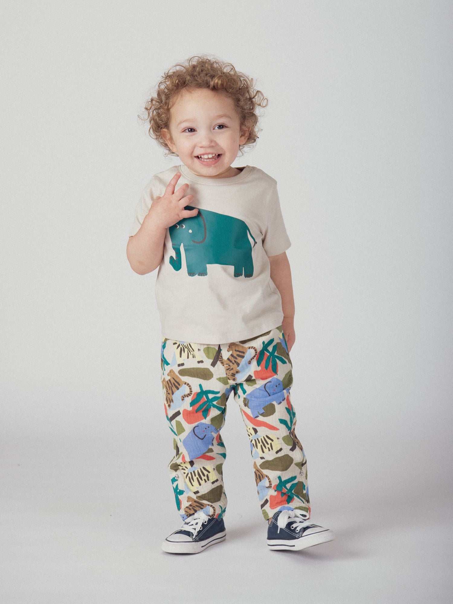 Tee-shirt Sable À Motif "éléphant" Pour Bébé Garçon - 3/6 mois - Du Pareil Au Même