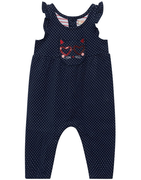 Salopette En Double Jersey Bebe Fille Ensemble Barboteuse Salopette Bebe Dpam