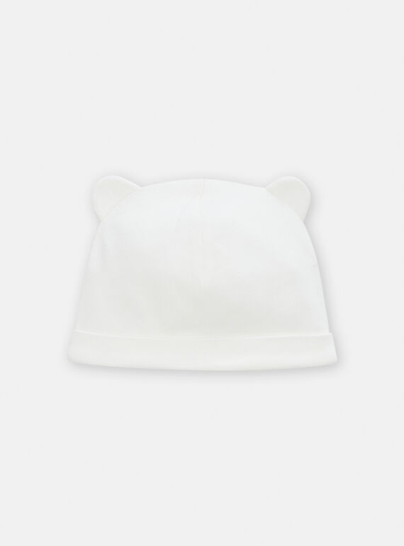 Bonnet de naissance écru VOU1BON / 24WF42C1BNA001