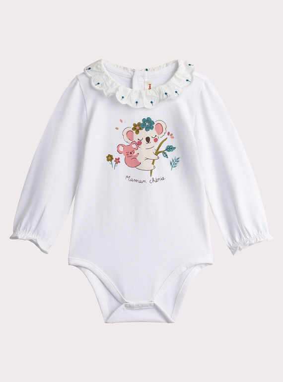 Body à manches longues pour bébé fille  VIKLIBOD / 24WG0941BOD001