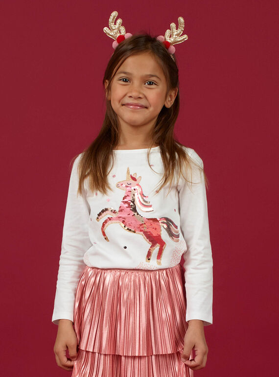 Maillot 4ème anniversaire enfants Licorne Fille 4 ans' T-shirt manches  longues premium Enfant