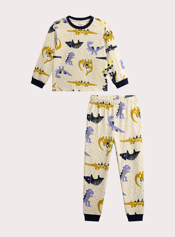 Pyjama à imprimé dinosaure pour garçon VEGOPYJDIN / 24WH1271PYJ810