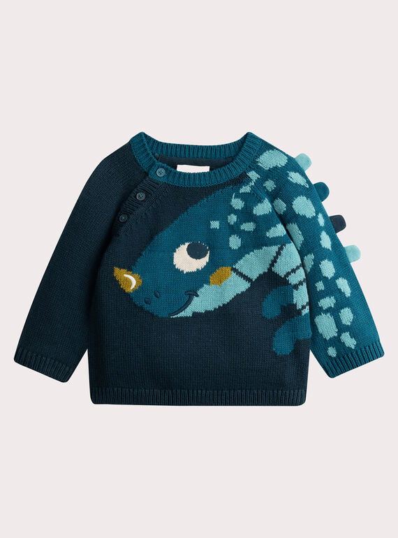 Pull à animation dinosaure pour bébé garçon VUKLIPULL / 24WG1041PULC214