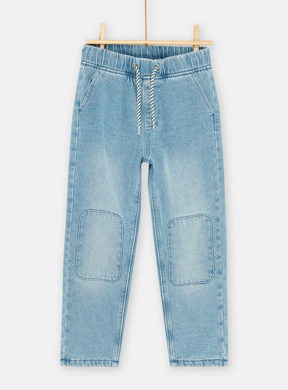 Jean bleu en denim SOLOJEAN / 23W902R1JEAP269