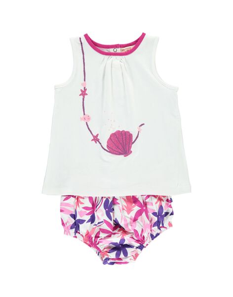 Ensemble Bloomer Et Debardeur Bebe Fille Spring Days Bebe Dpam